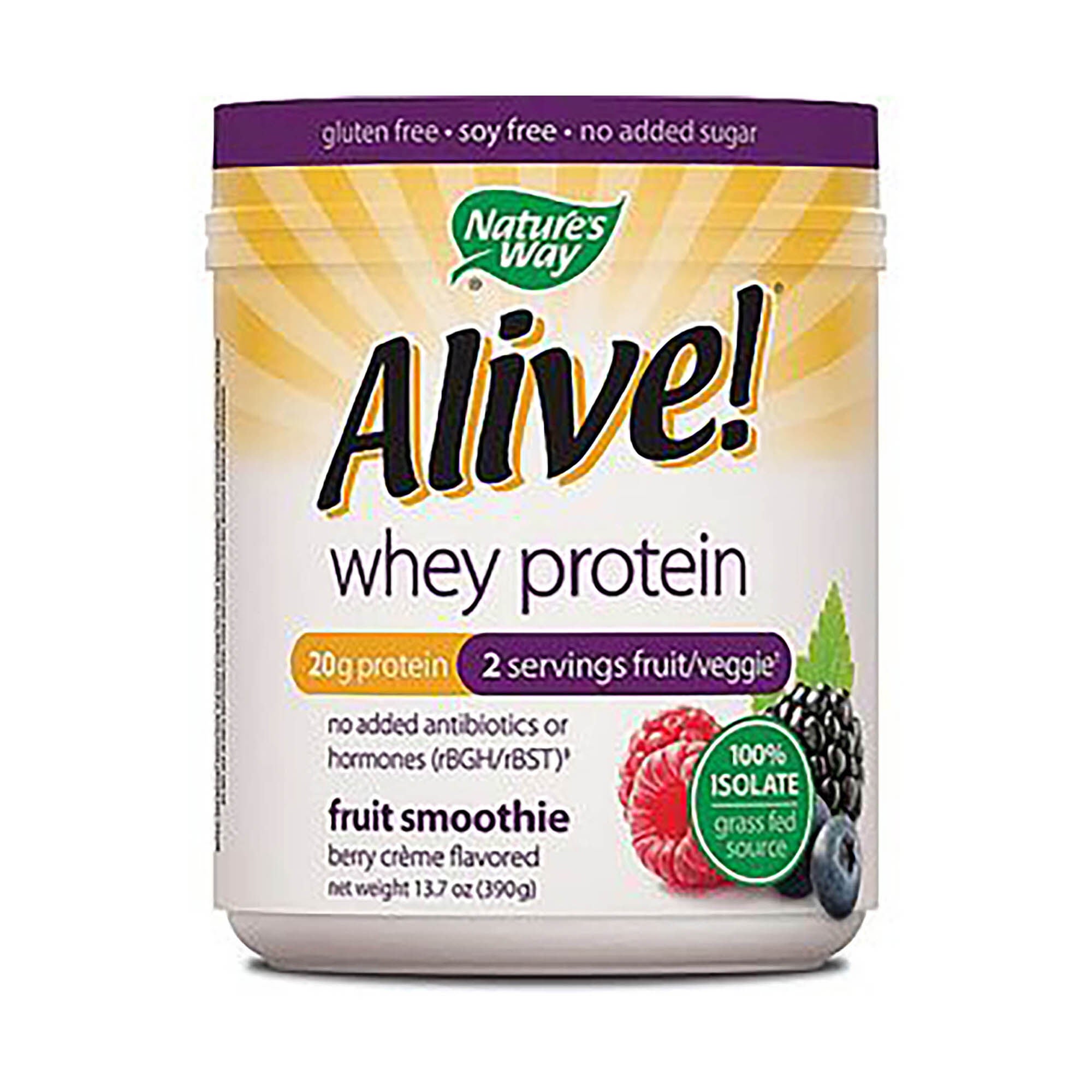 Alive!&reg; Whey Protein - Berry CremeBerry Creme | GNC