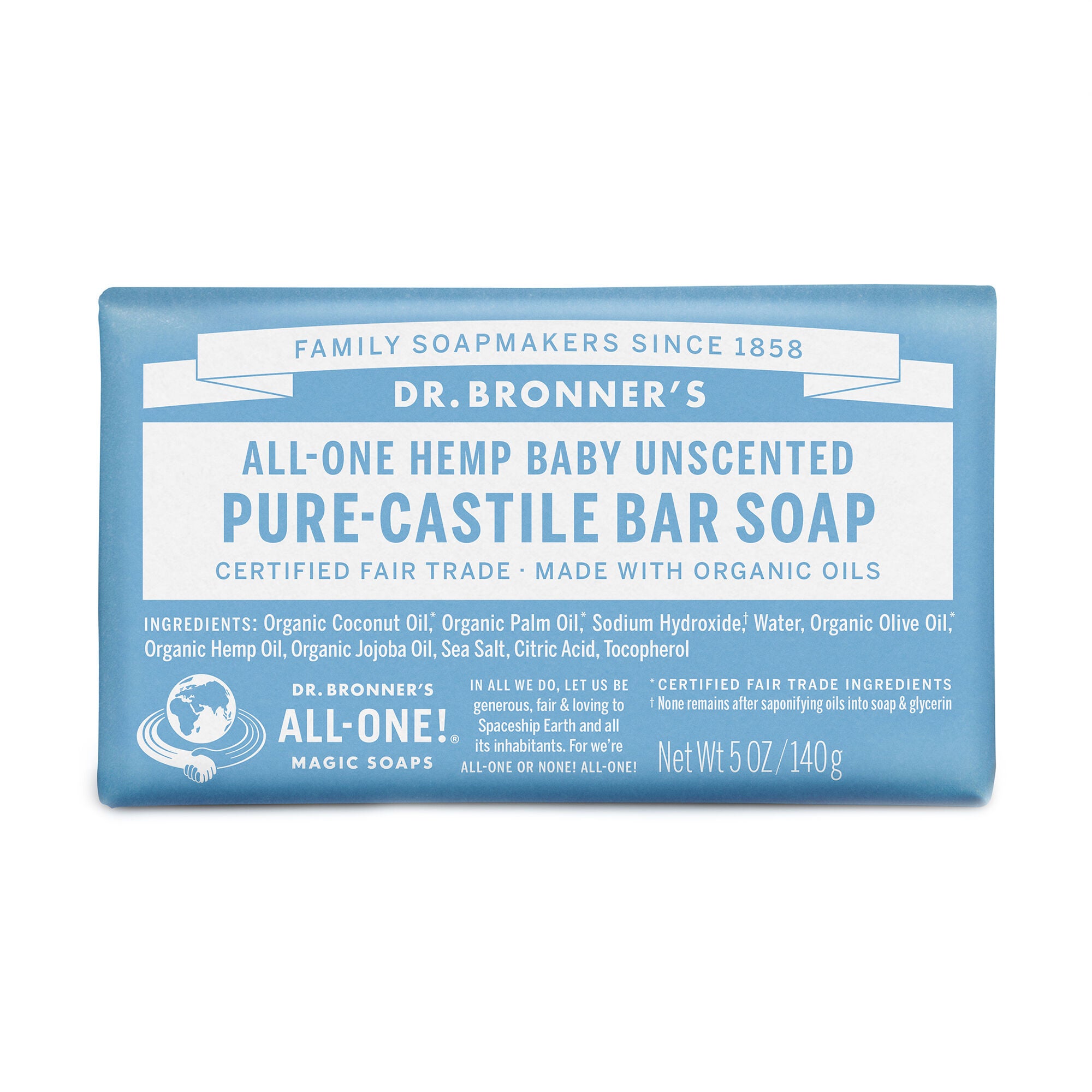 All-One Hemp Unscented Baby Pure-Castile Soap | GNC