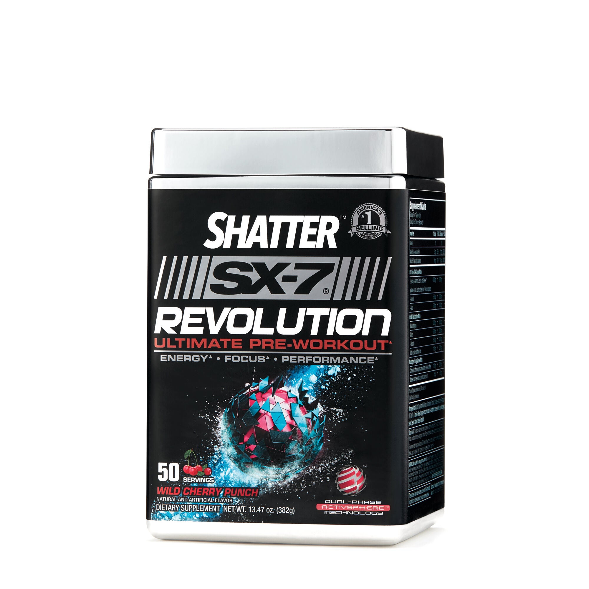 Shatter&trade; SX-7&reg; Revolution Ultimate Pre Workout - Wild Cherry PunchWild Cherry Punch | GNC
