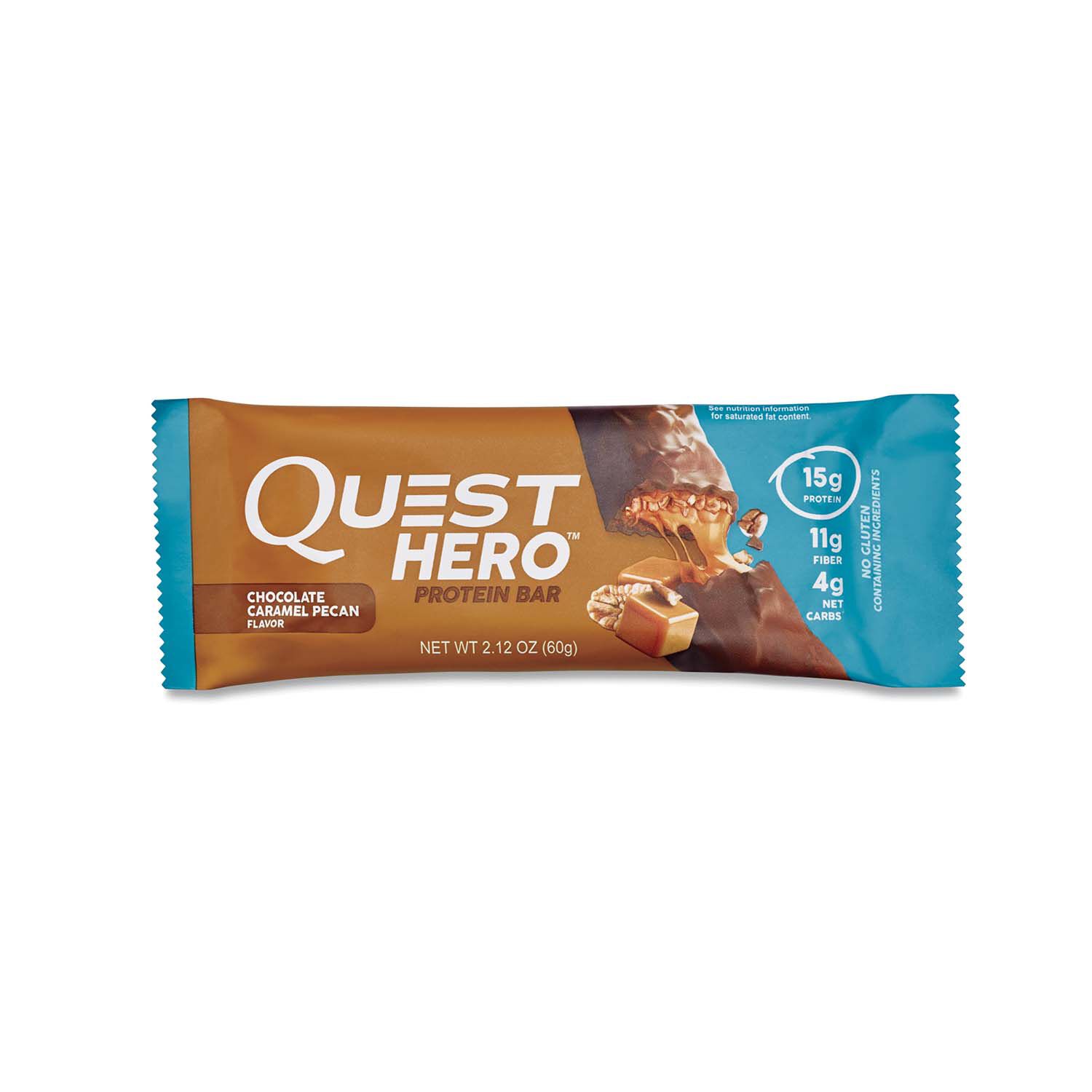Quest Hero&trade; Protein Bar - Chocolate Caramel PecanChocolate Caramel Pecan | GNC
