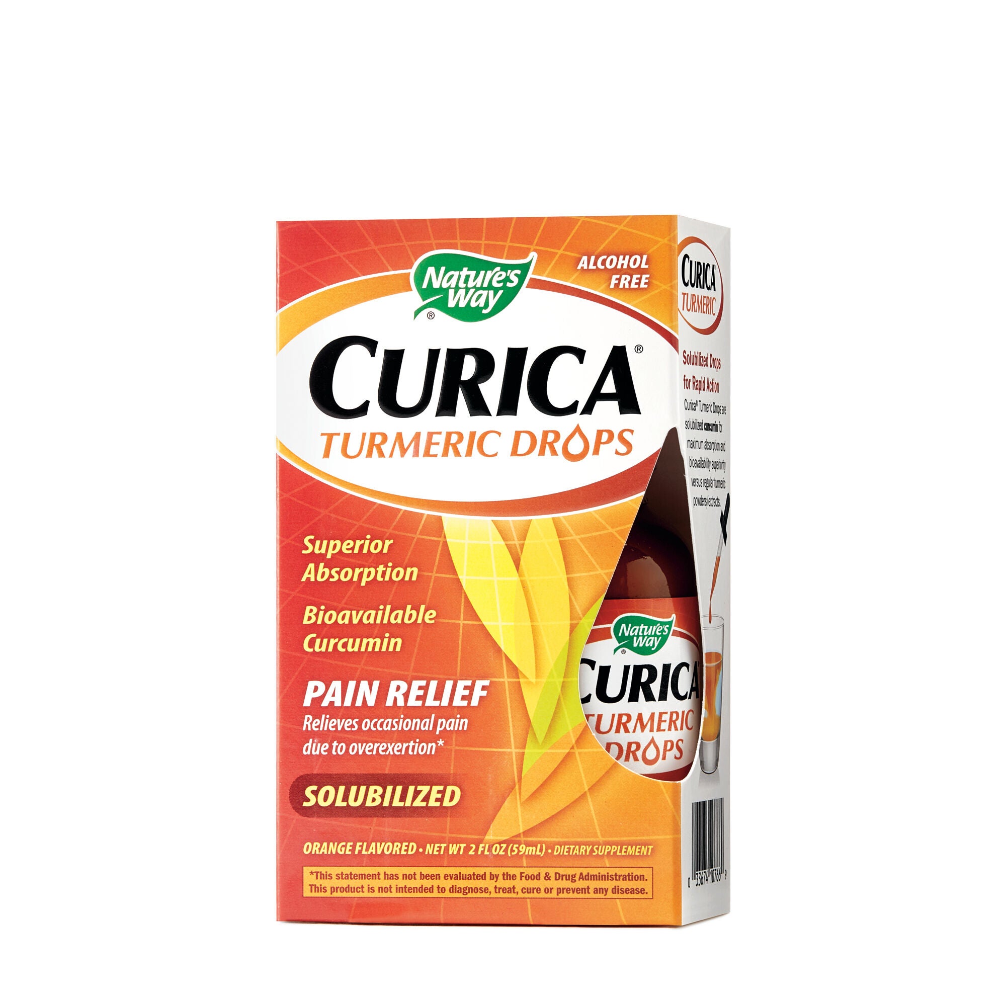 Curica&reg; Turmeric Drops - Orange | GNC
