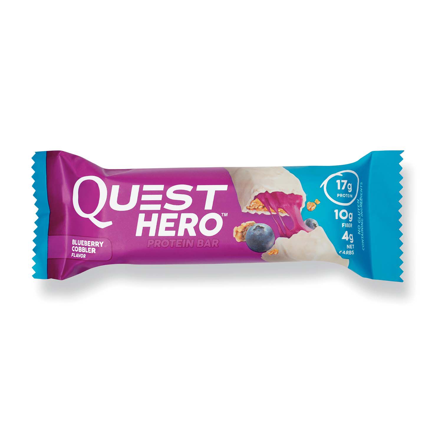 Quest Hero&trade; Protein Bar - Blueberry CobblerBlueberry Cobbler | GNC