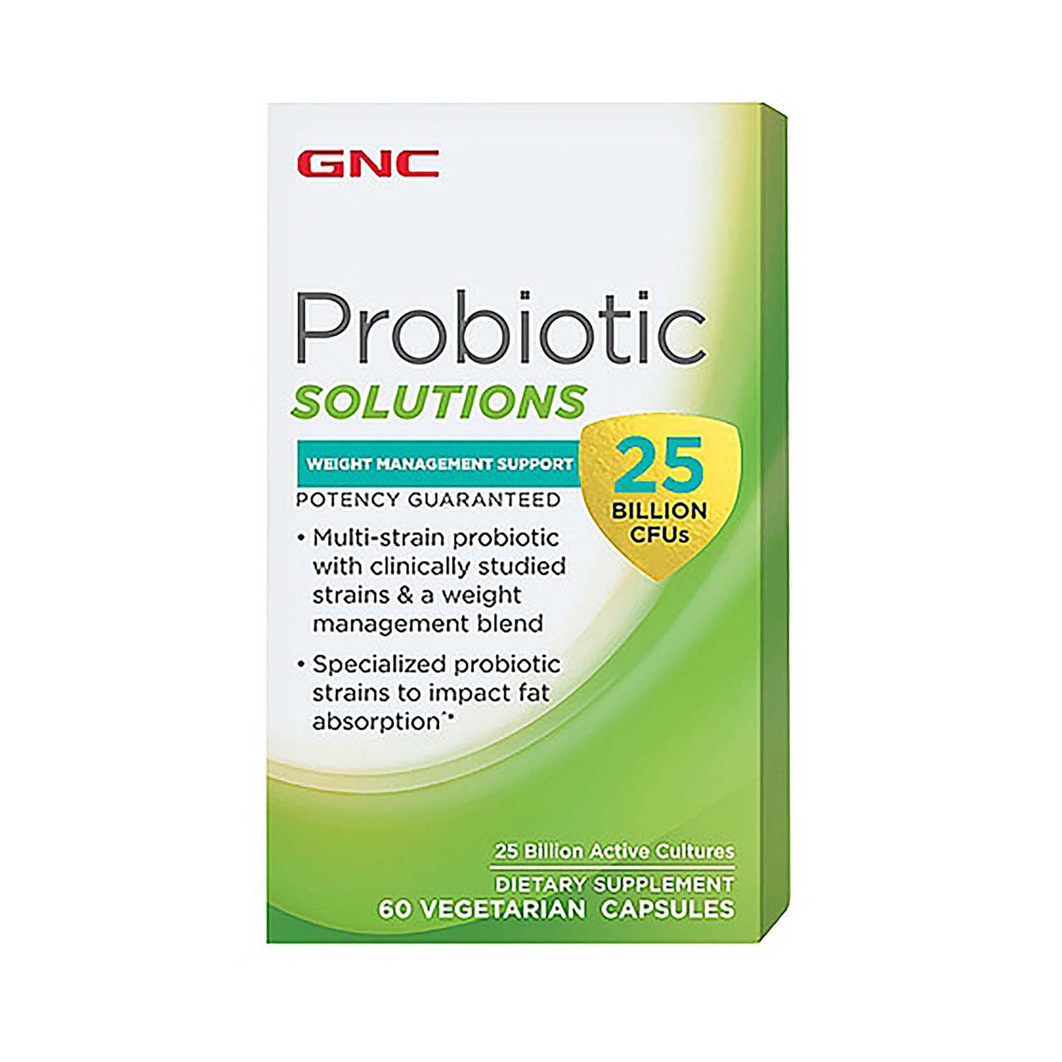 Probiotic Solutions Weight Management Support - 25 Billion CFUs | GNC