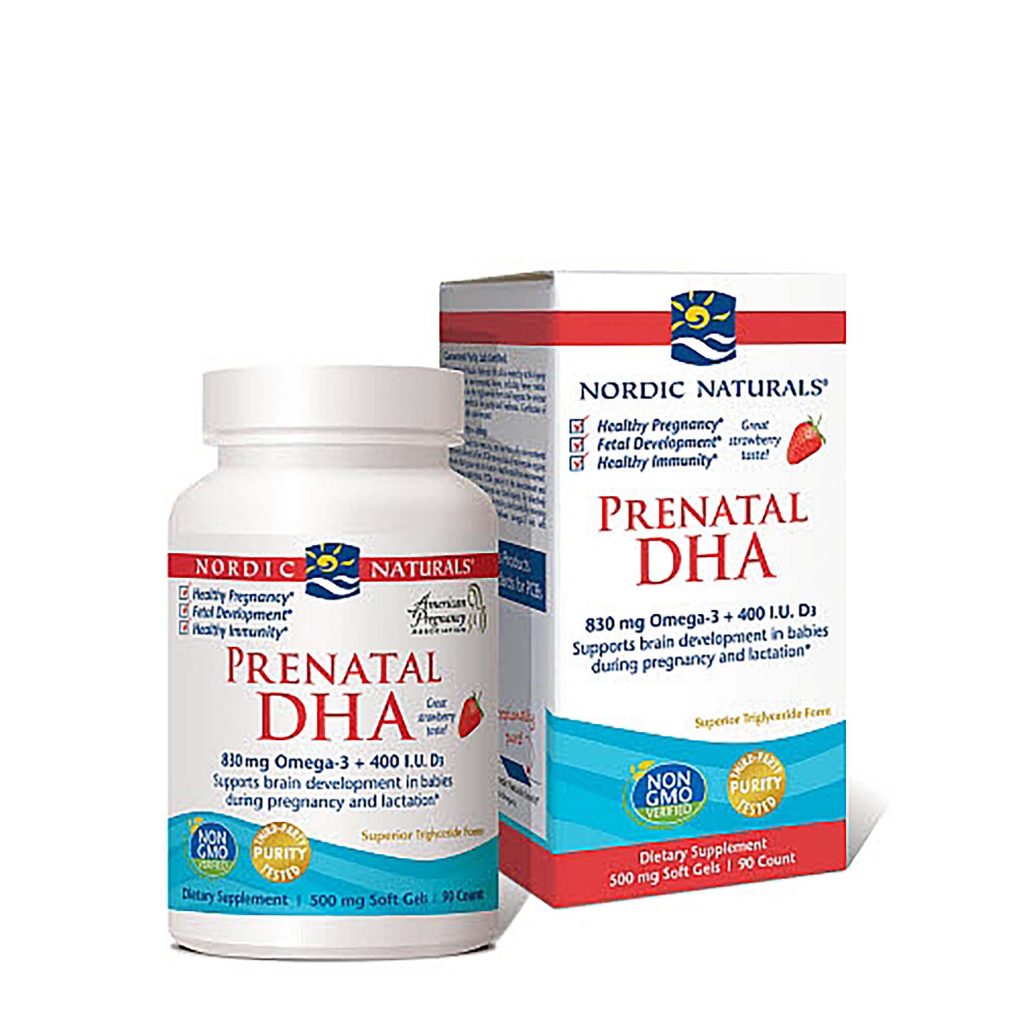 gnc dha prenatal strawberry nordic naturals