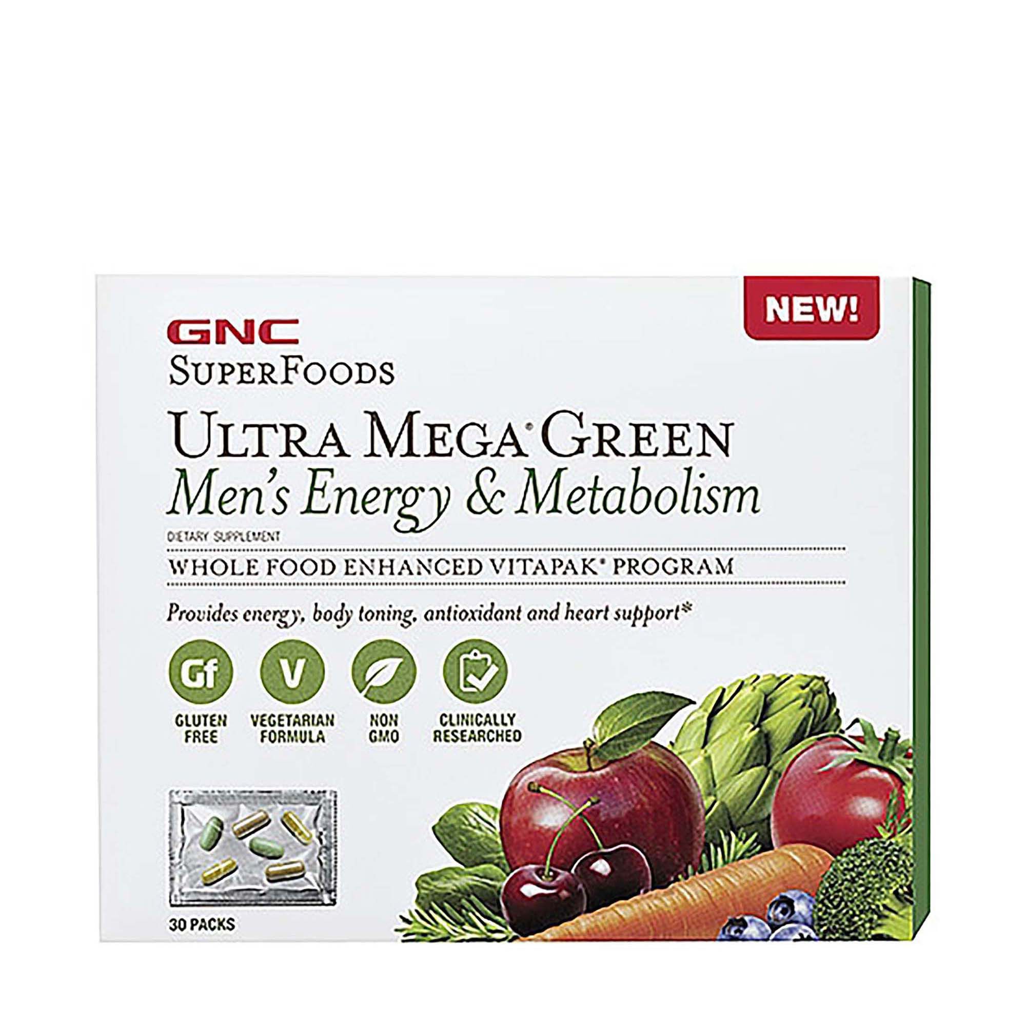 Ultra Mega&reg; Green Men's Energy &amp; Metabolism | GNC