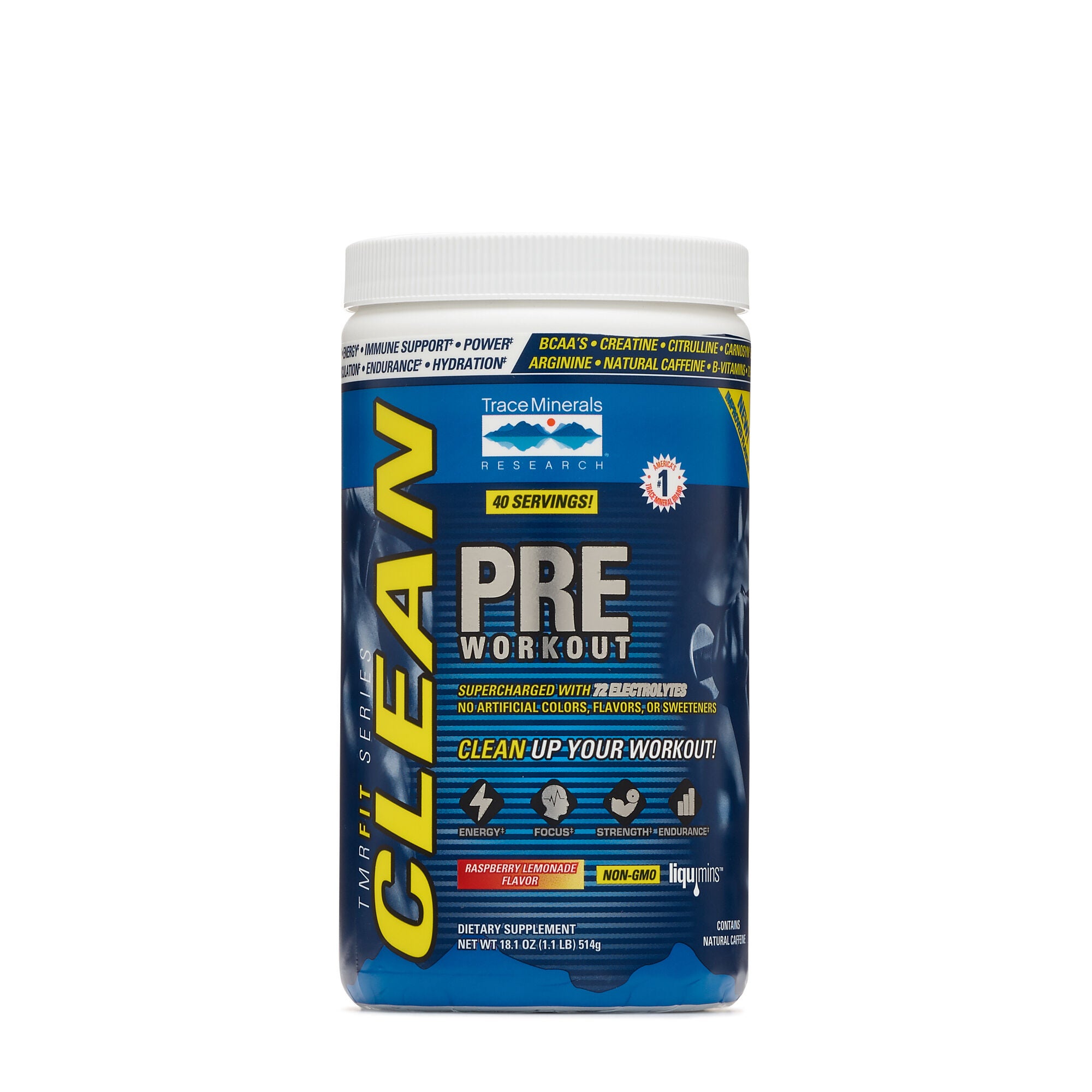 CLEAN PRE WORKOUT - Raspberry Lemonade | GNC