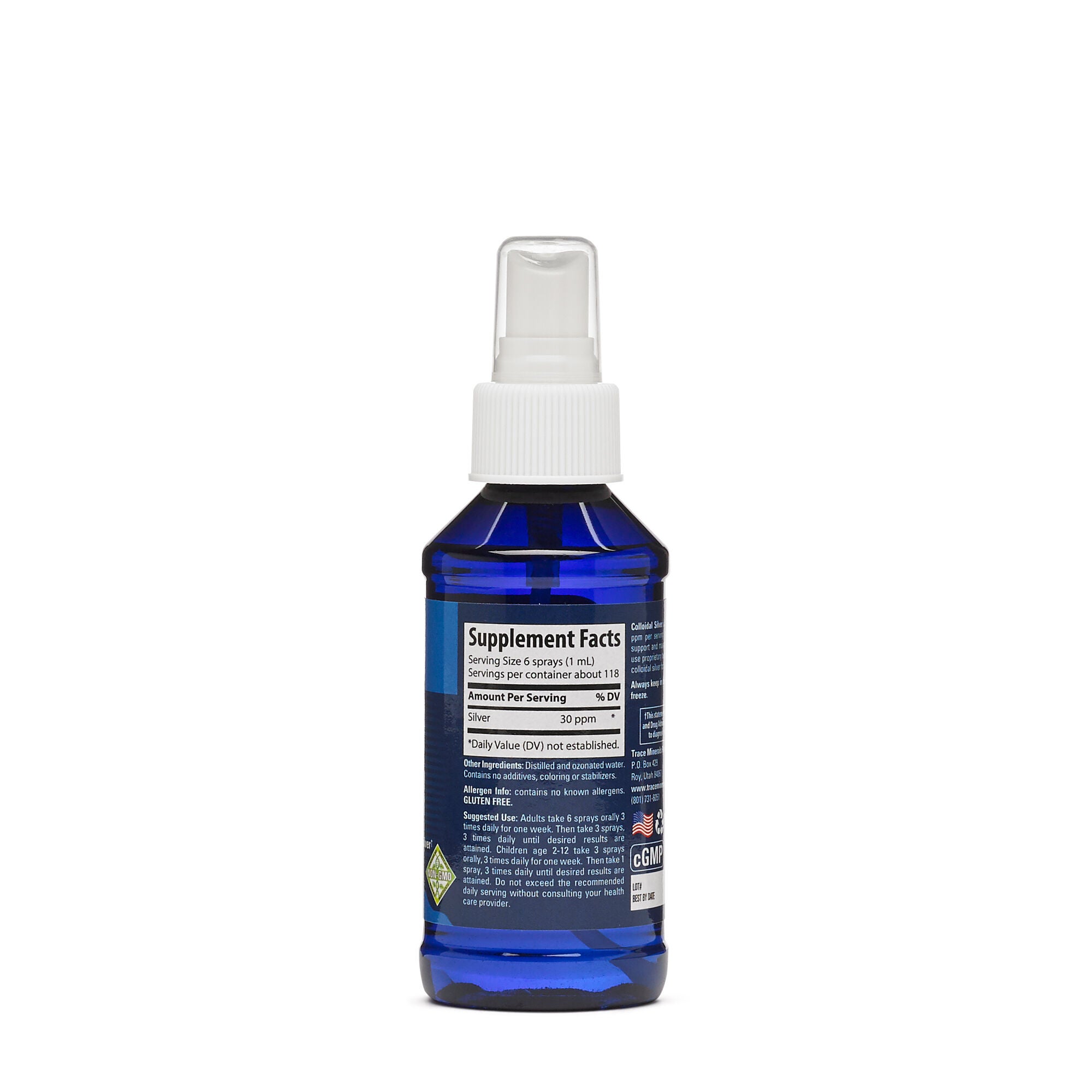 Colloidal Silver Spray 30 PPM | GNC