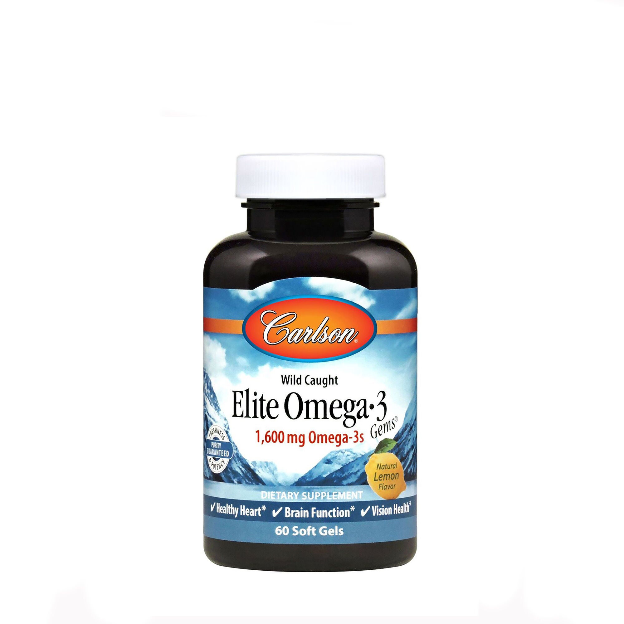 Elite Omega-3 Gems&reg; 800 mg - Natural Lemon Flavor | GNC