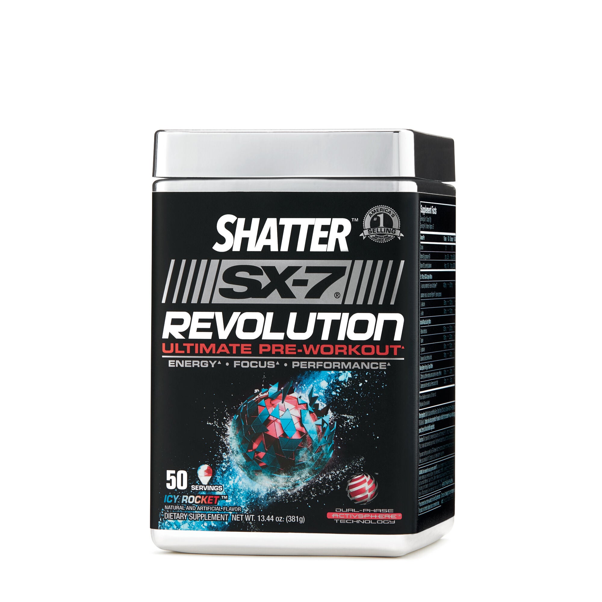 Shatter&trade; SX-7&reg; Revolution Ultimate Pre Workout - Icy RocketIcy Rocket | GNC