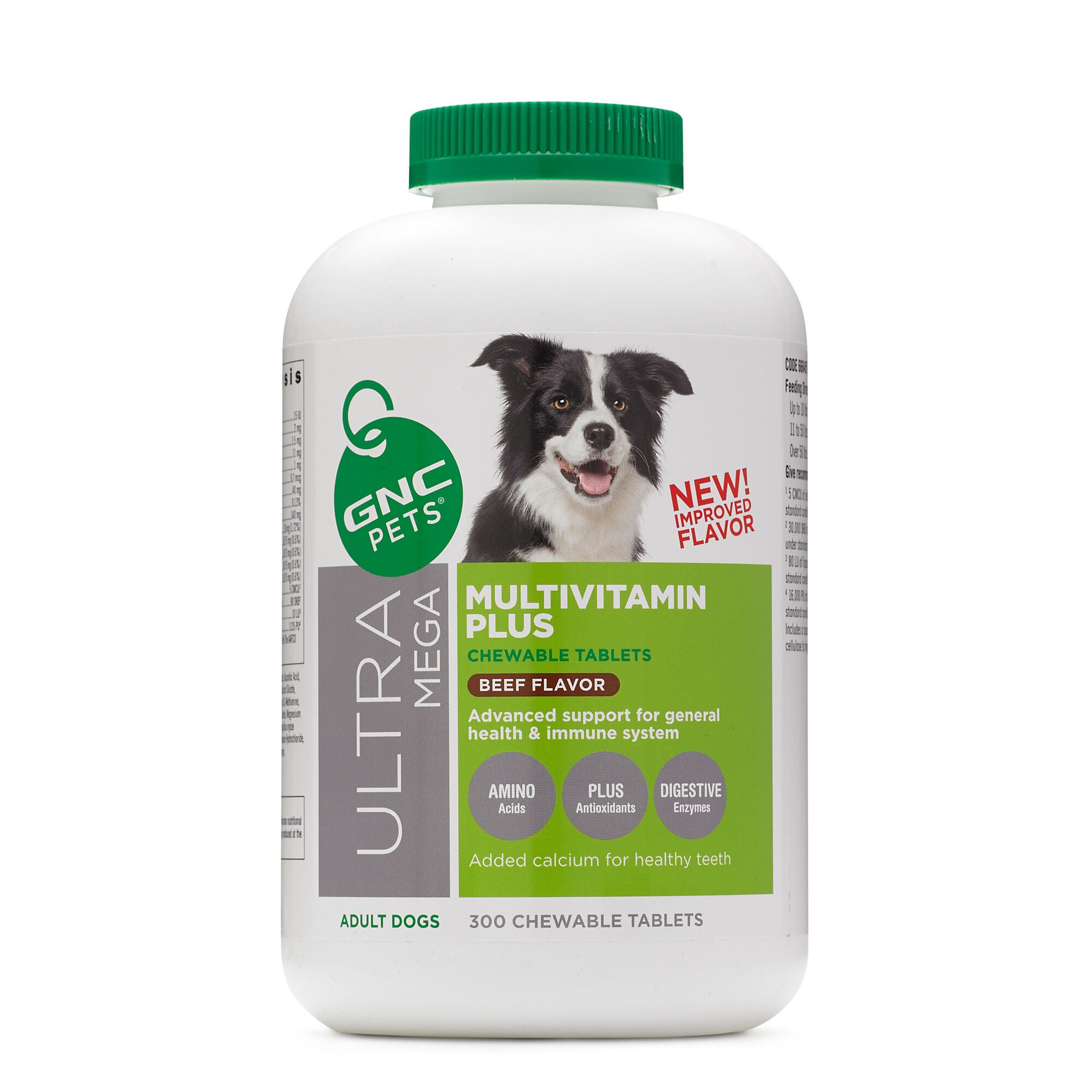 Ultra Mega Multivitamin Plus - Adult Dogs - Beef Flavor | GNC