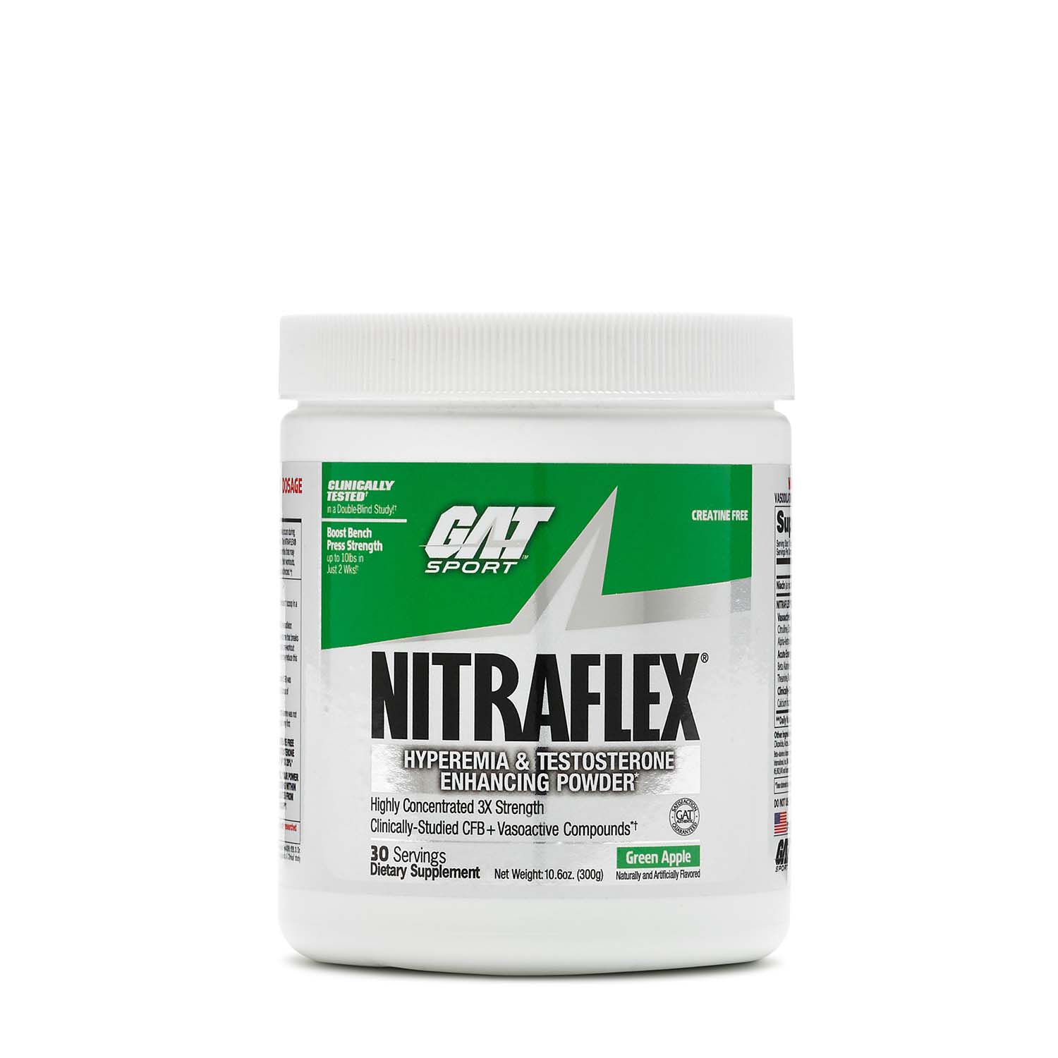 NITRAFLEX&trade; Hyperemia &amp; Testosterone Enhancing Pwd - Green AppleGreen Apple | GNC
