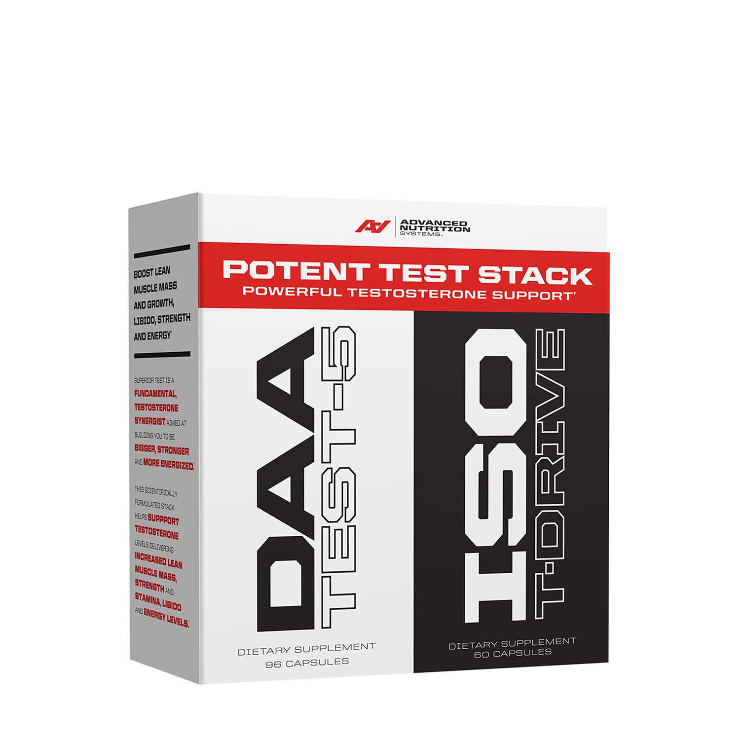 Potent Test Stack - Powerful Testosterone Support | GNC