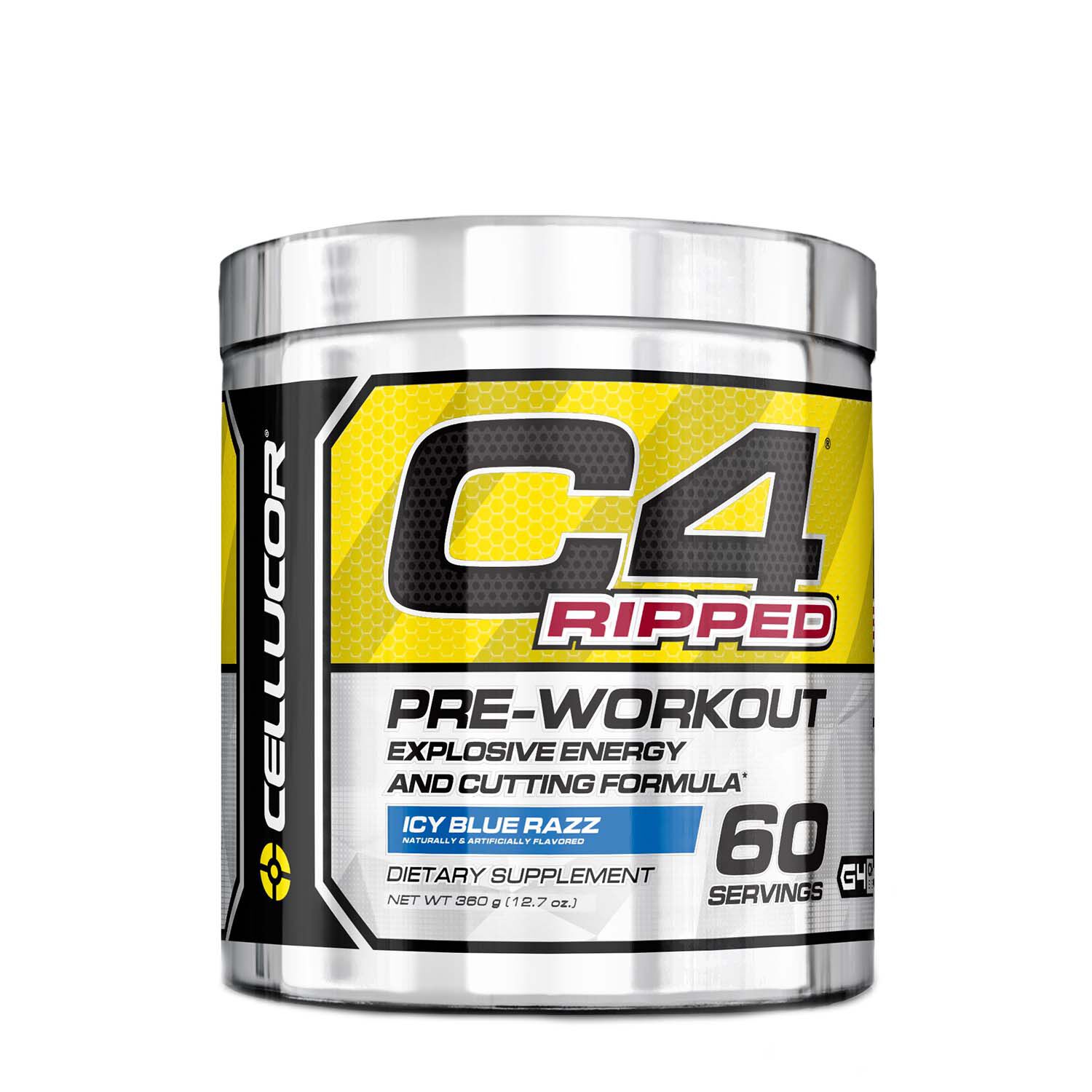 C4&reg; Ripped Pre-Workout - Icy Blue RazzIcy Blue Razz | GNC