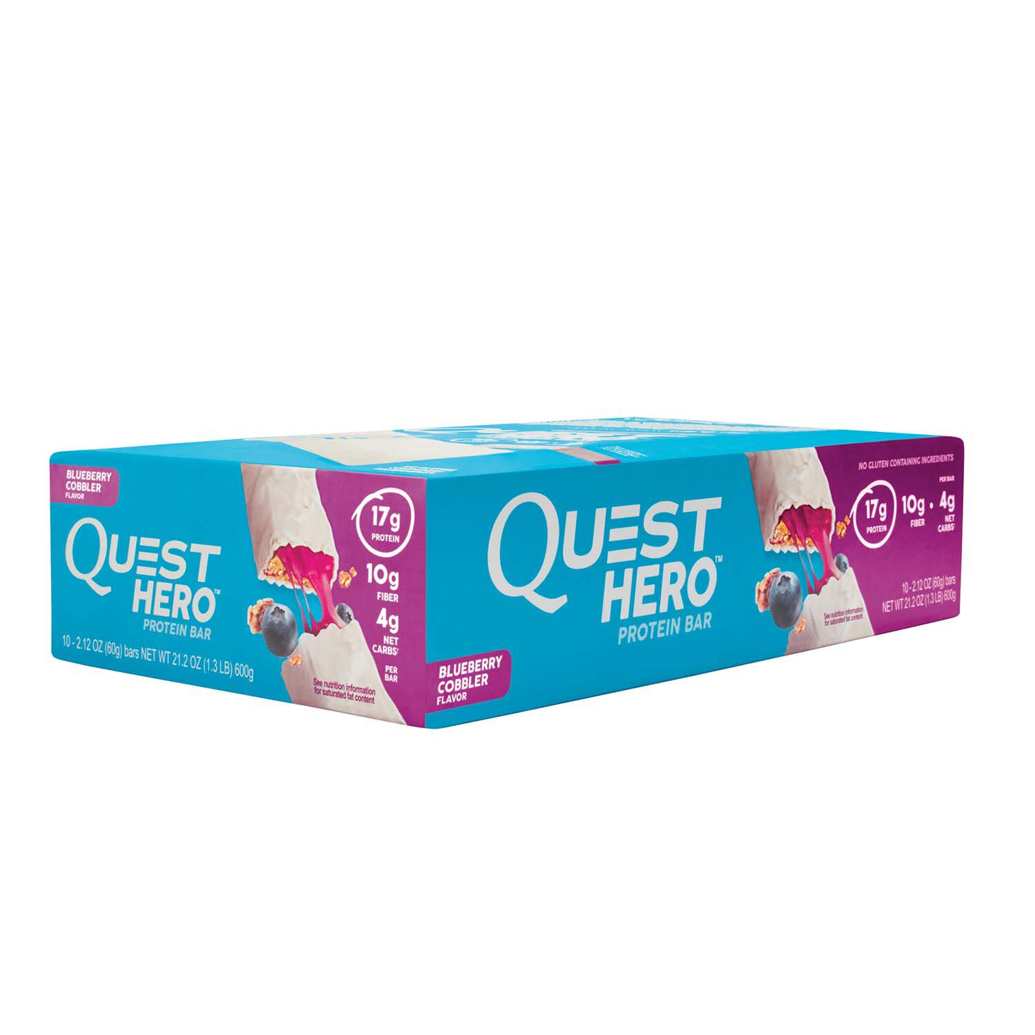 Quest Hero&trade; Protein Bar - Blueberry CobblerBlueberry Cobbler | GNC