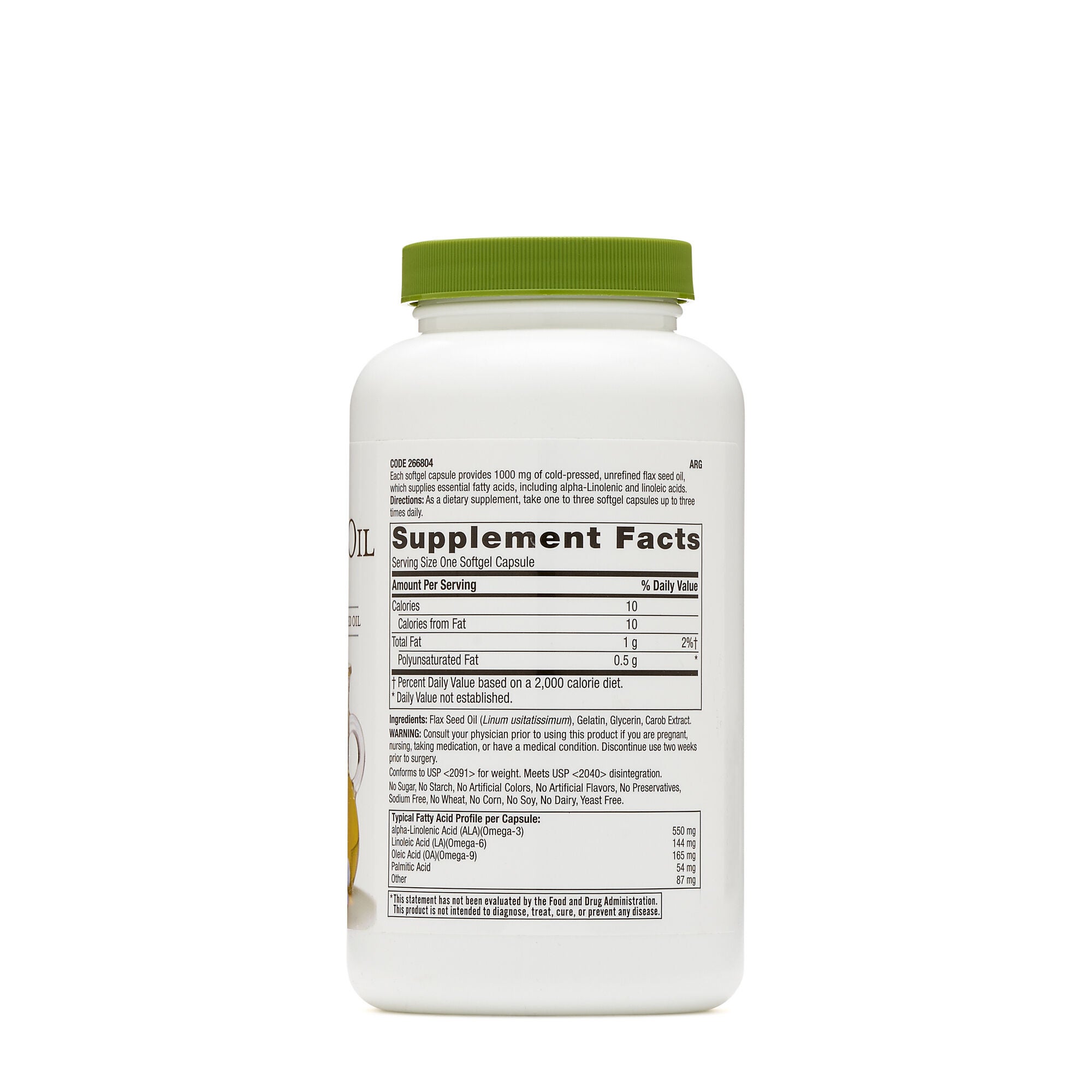 Flax Seed Oil 1000 MG | GNC