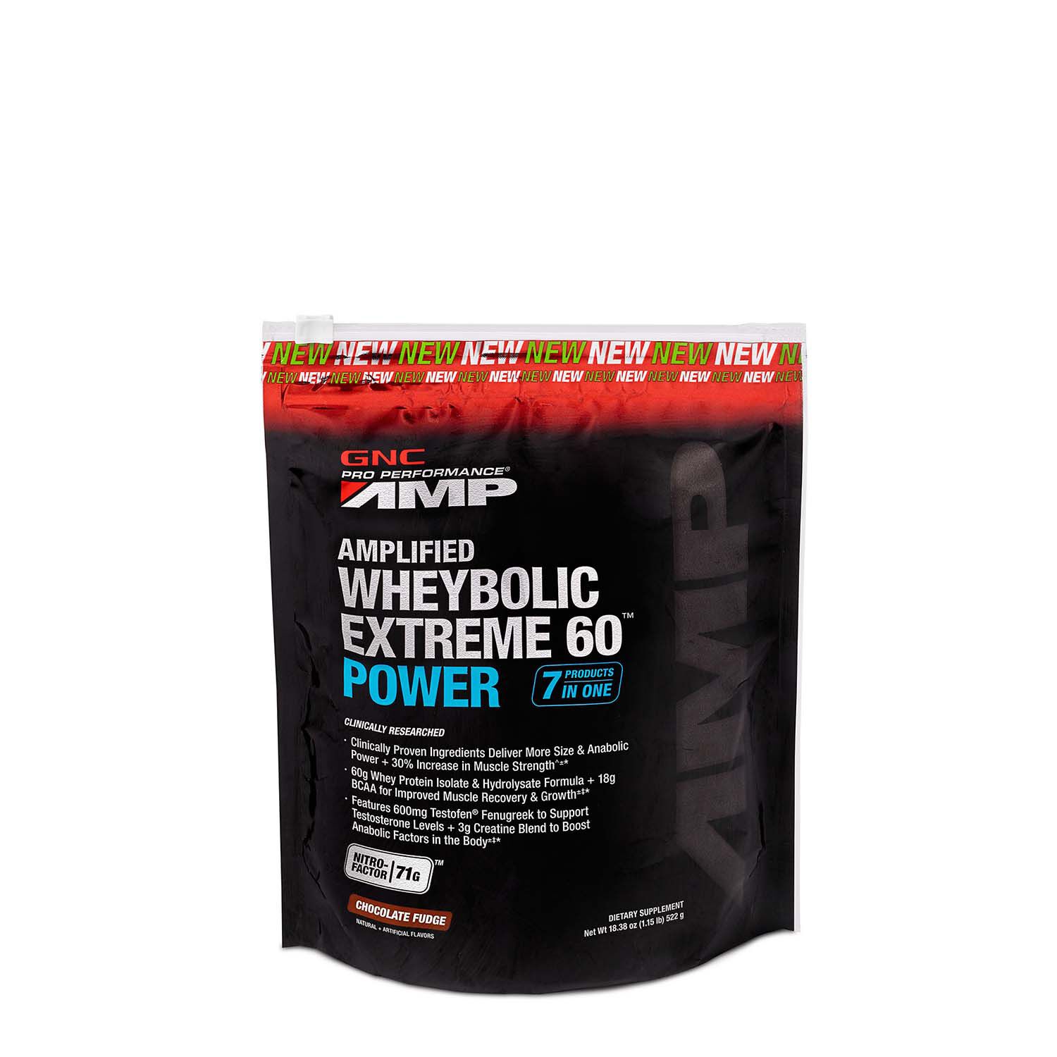 Amplified Wheybolic Extreme 60&trade; Power - Chocolate FudgeChocolate Fudge | GNC