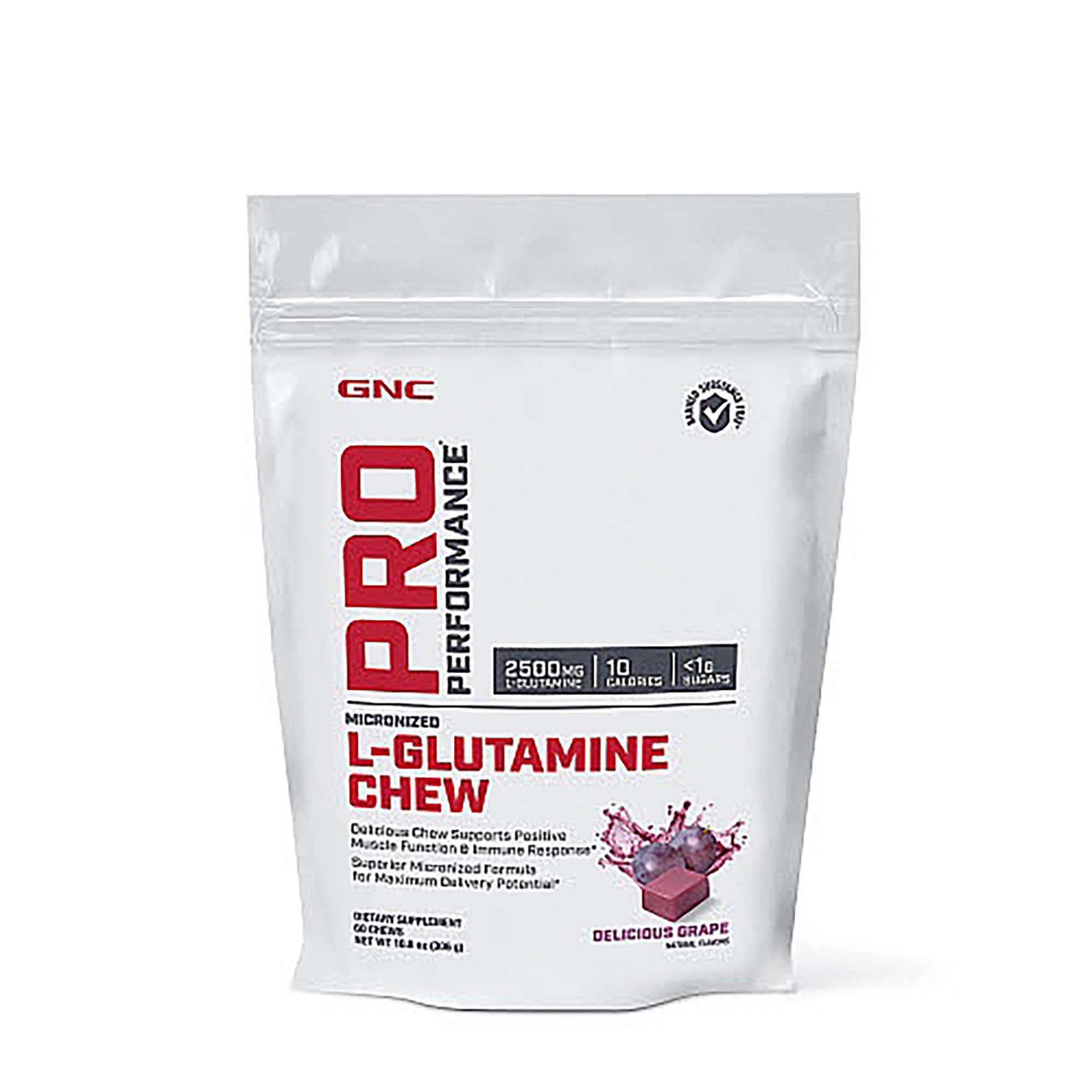 L-Glutamine Chew - Delicious Grape | GNC