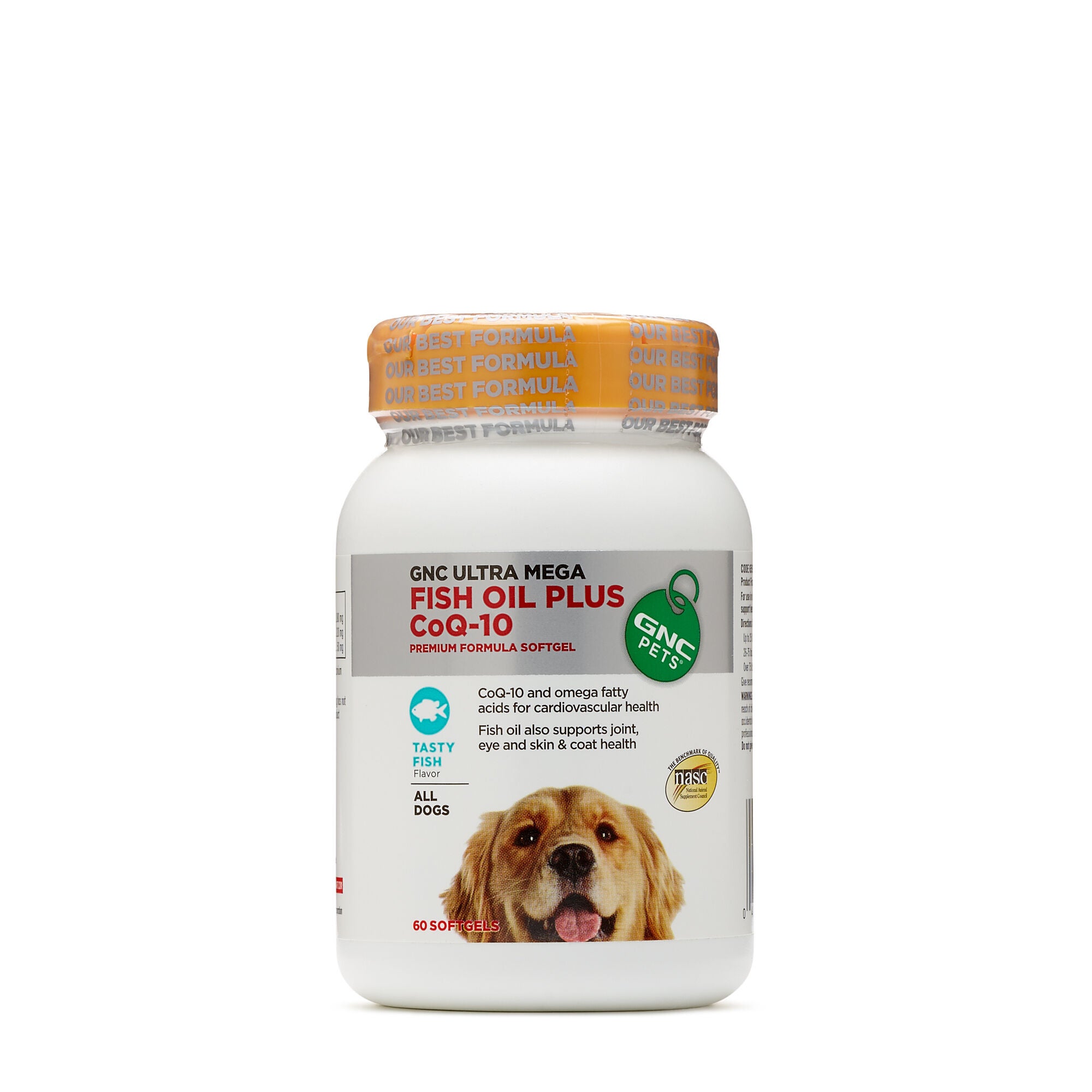 Fish Oil Plus CoQ-10 - All Dogs - Tasty Fish | GNC