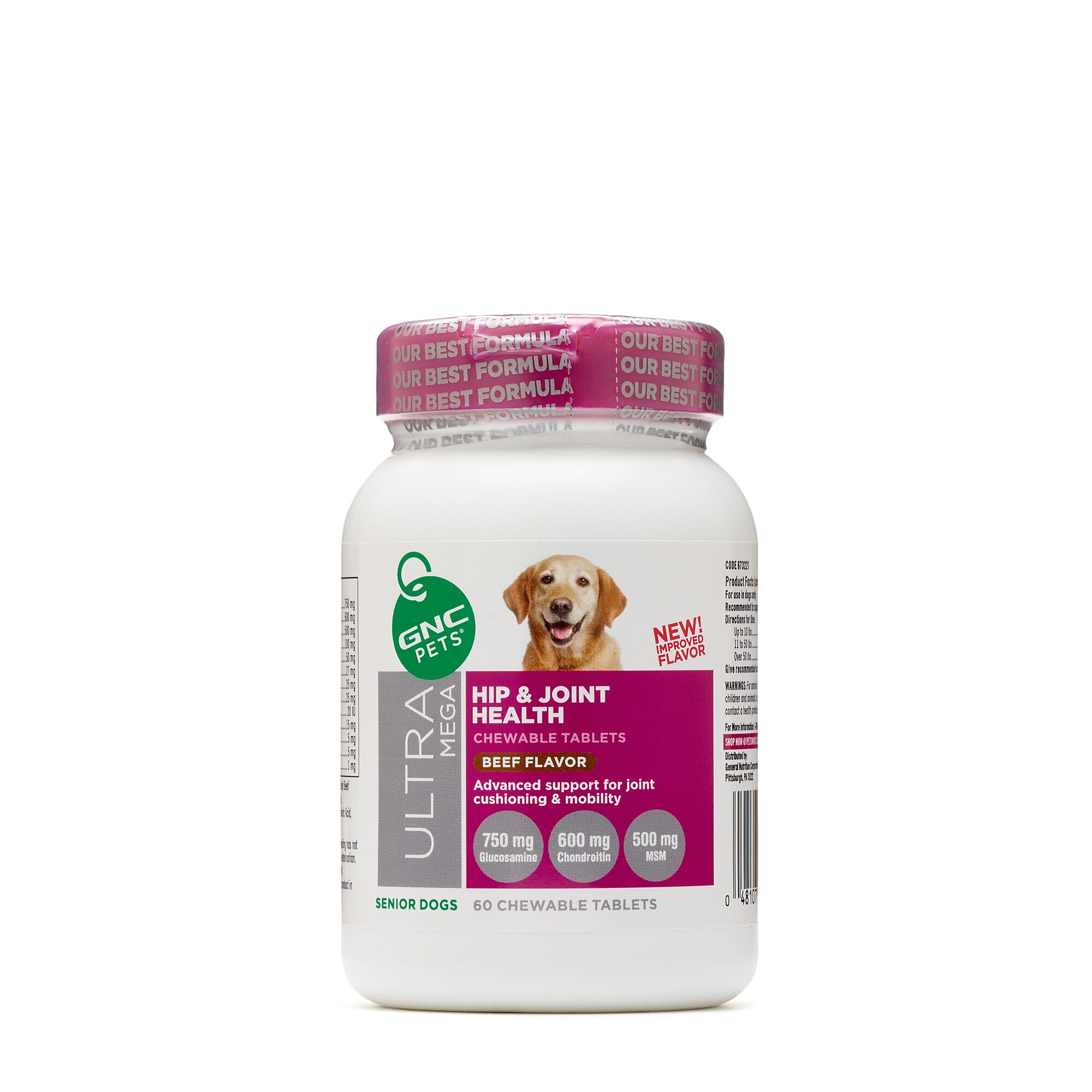 Ultra Mega Hip and Joint Health - Senior Dogs - Beef FlavorBeef | GNC