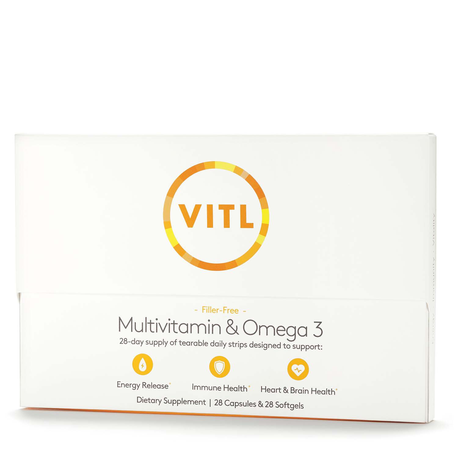 VITL Essentials &ndash; Multivitamin &amp; Omega 3 | GNC