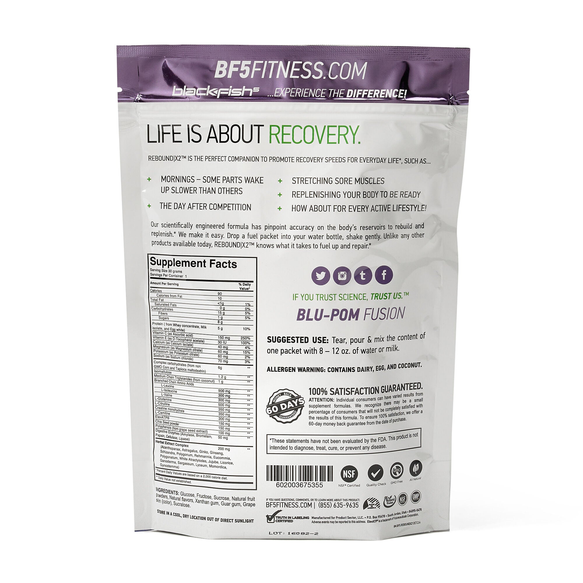 Rebound X2&trade; - Blue-Pom Fusion | GNC