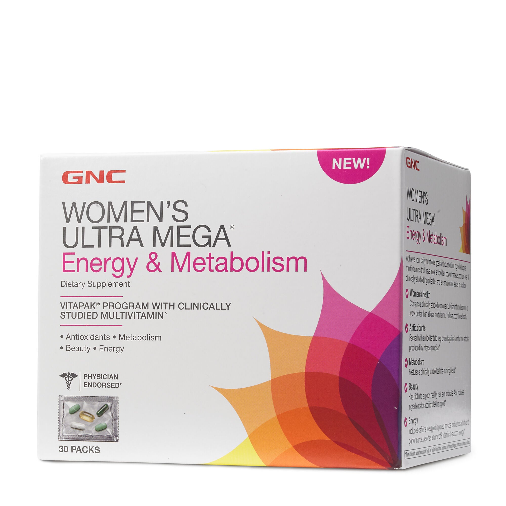 Ultra Mega&reg; Energy &amp; Metabolism Vitapak&reg; Program | GNC