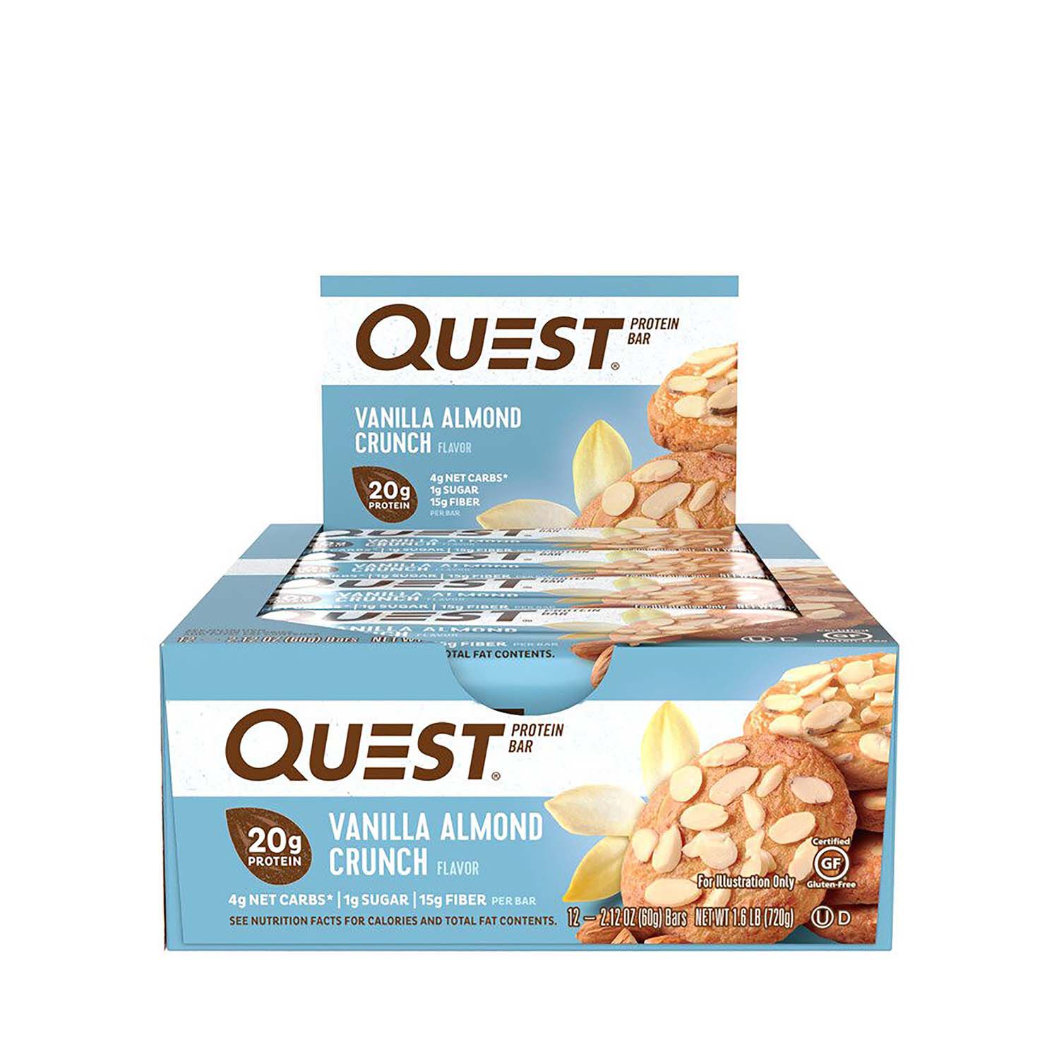 Quest Bar &ndash; Vanilla Almond CrunchVanilla Almond Crunch | GNC