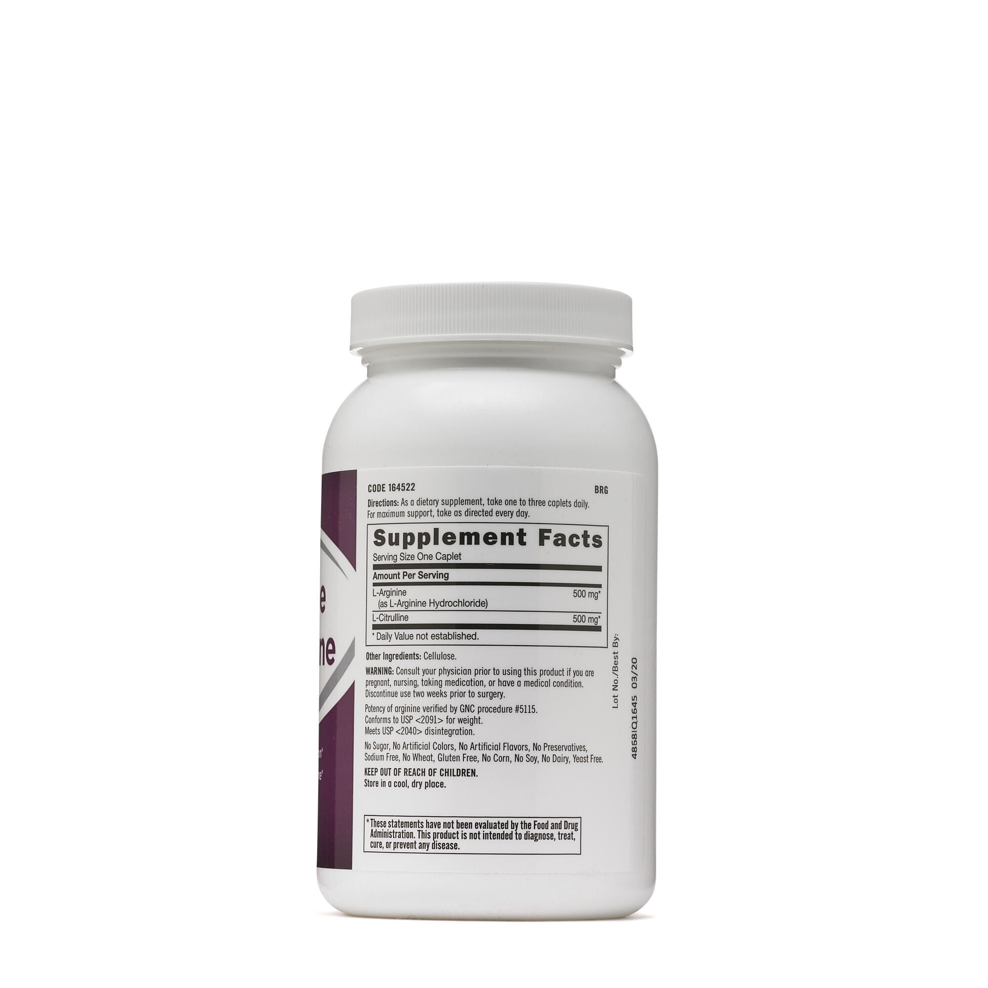 GNC LArginine & LCitrulline GNC