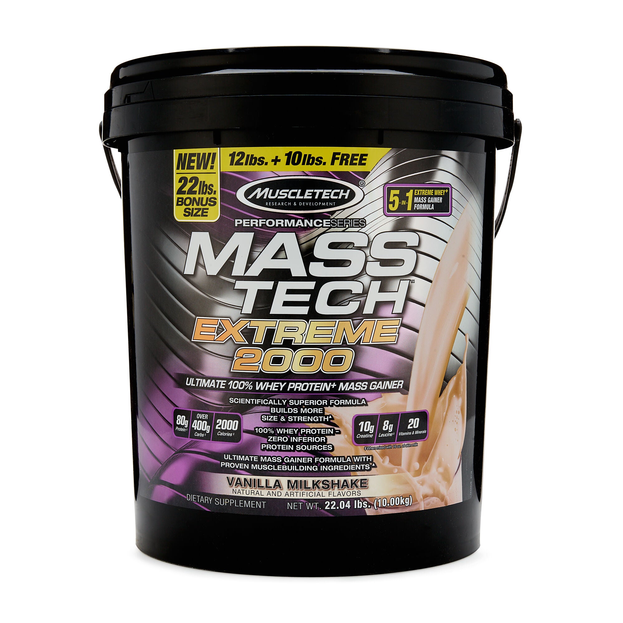 MASS-TECH&reg; EXTREME 2000 - Vanilla MilkshakeVanilla Milkshake | GNC
