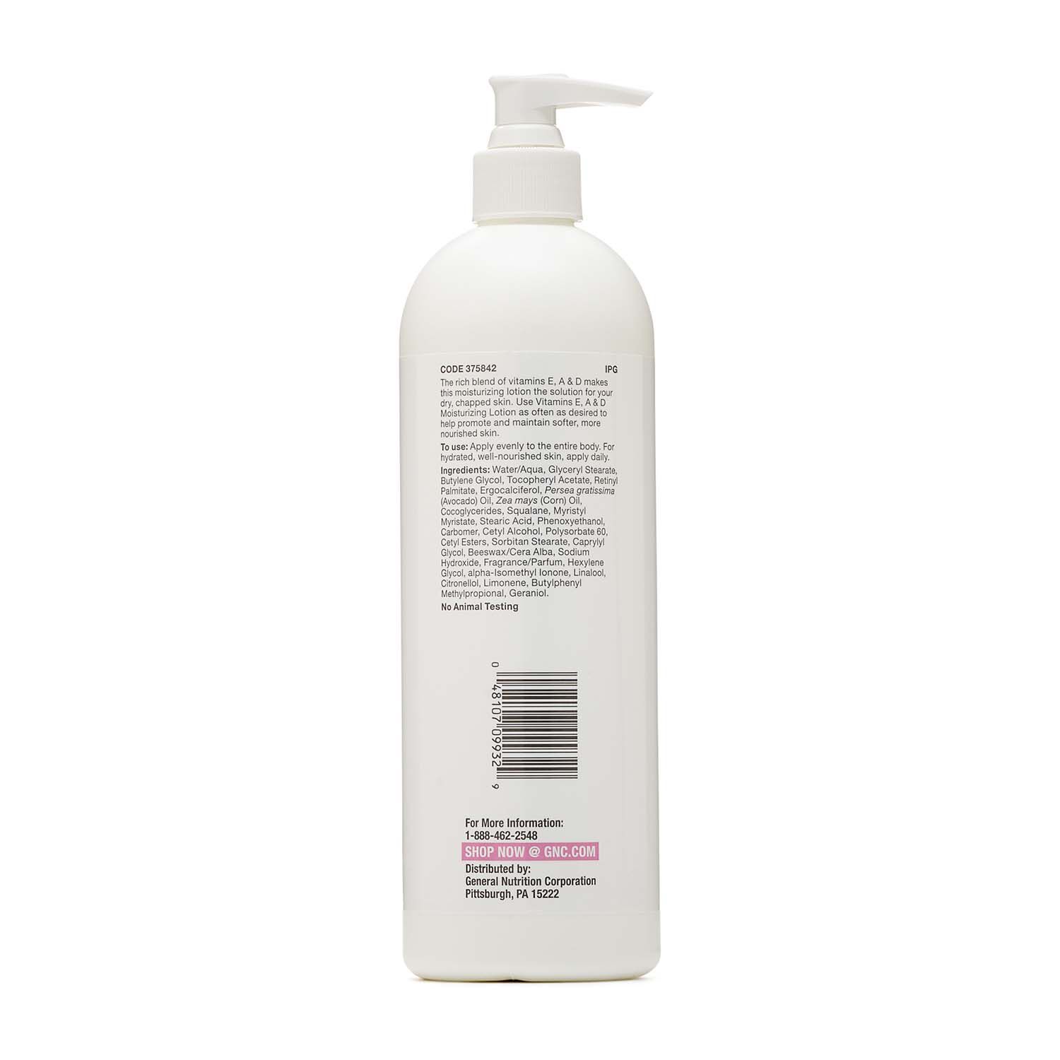 Vitamins E, A &amp; D Moisturizing Lotion | GNC
