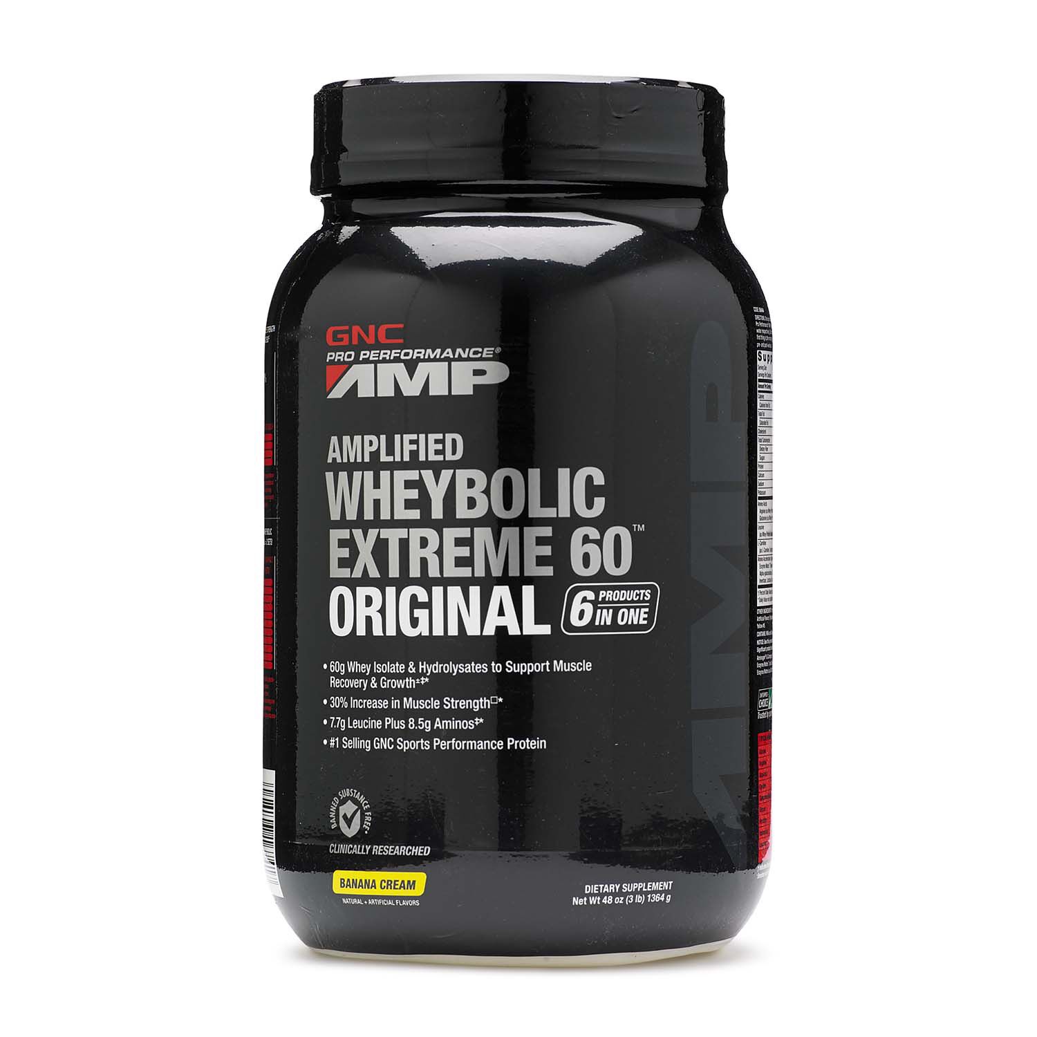 Amplified Wheybolic Extreme 60&trade; Original - Banana CreamBanana Cream | GNC