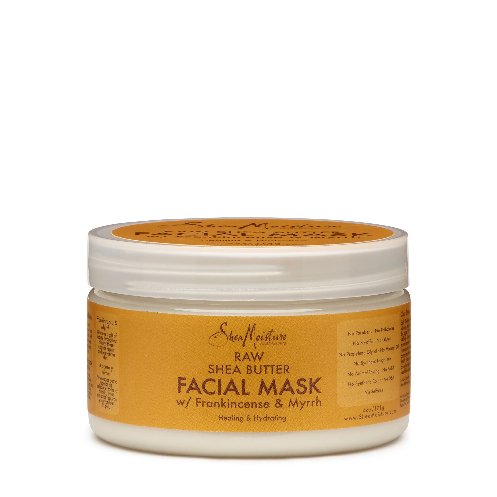 Raw Shea Butter Hydrating Facial Mask with Frankincense &amp; Myrrh Extracts | GNC