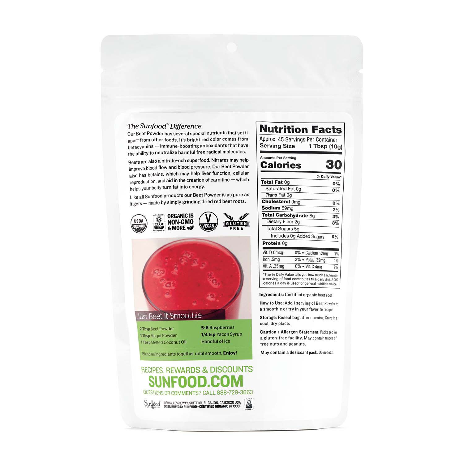 Organic Beet Powder | GNC