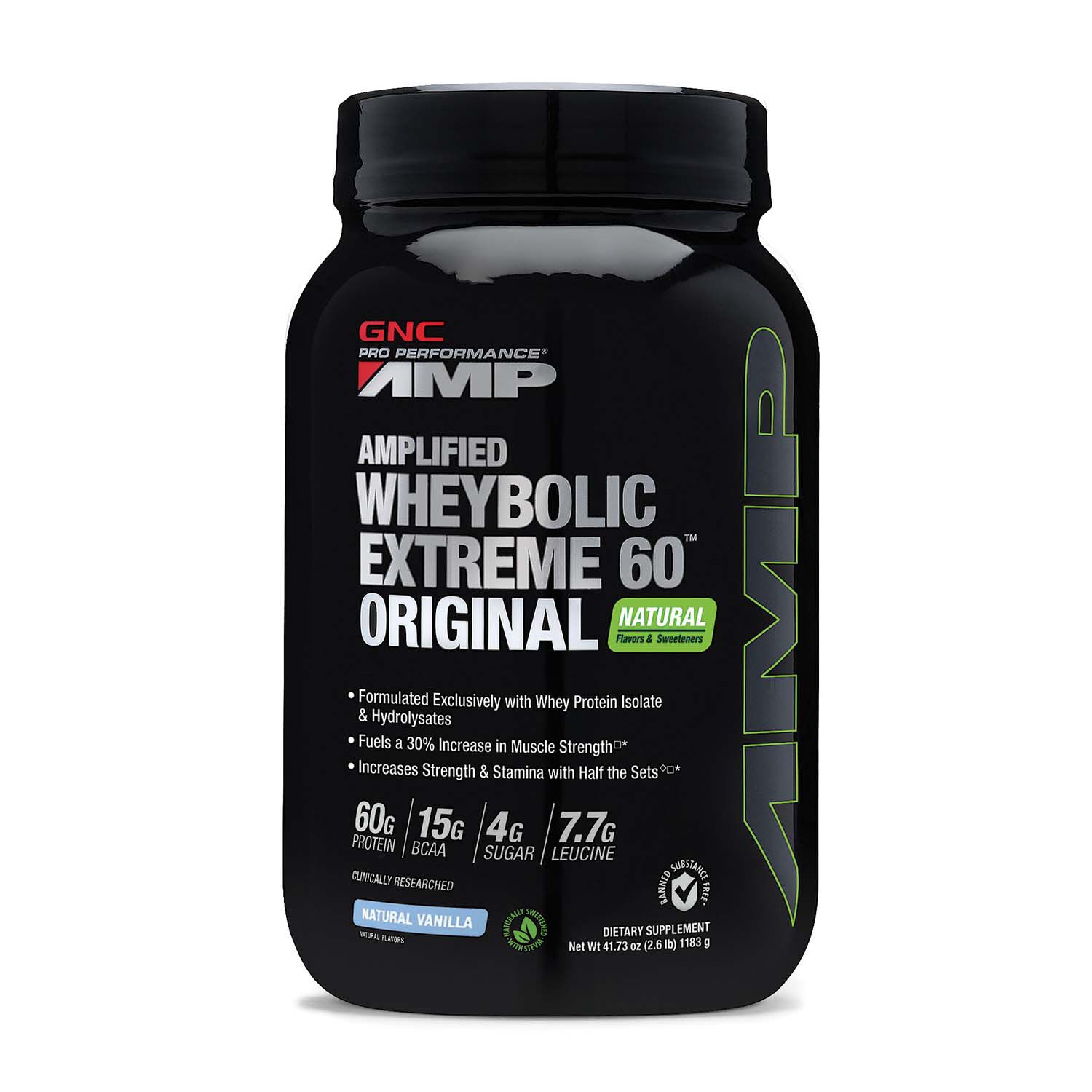 Amplified Wheybolic Extreme 60&trade; Original Natural Flavors - VanillaNatural Vanilla | GNC