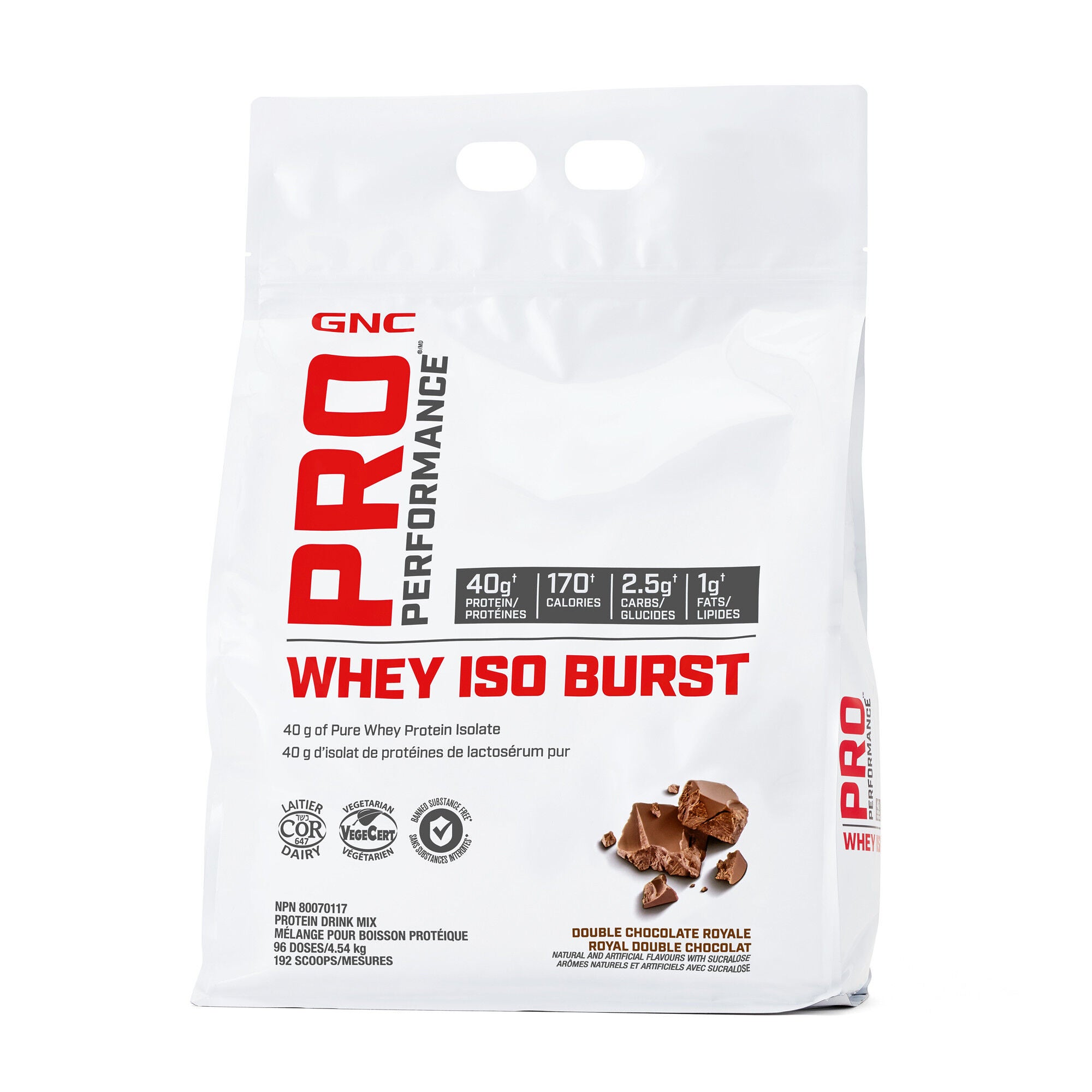 Whey Iso Burst - Double Chocolate Royale Double Chocolate Royale | GNC