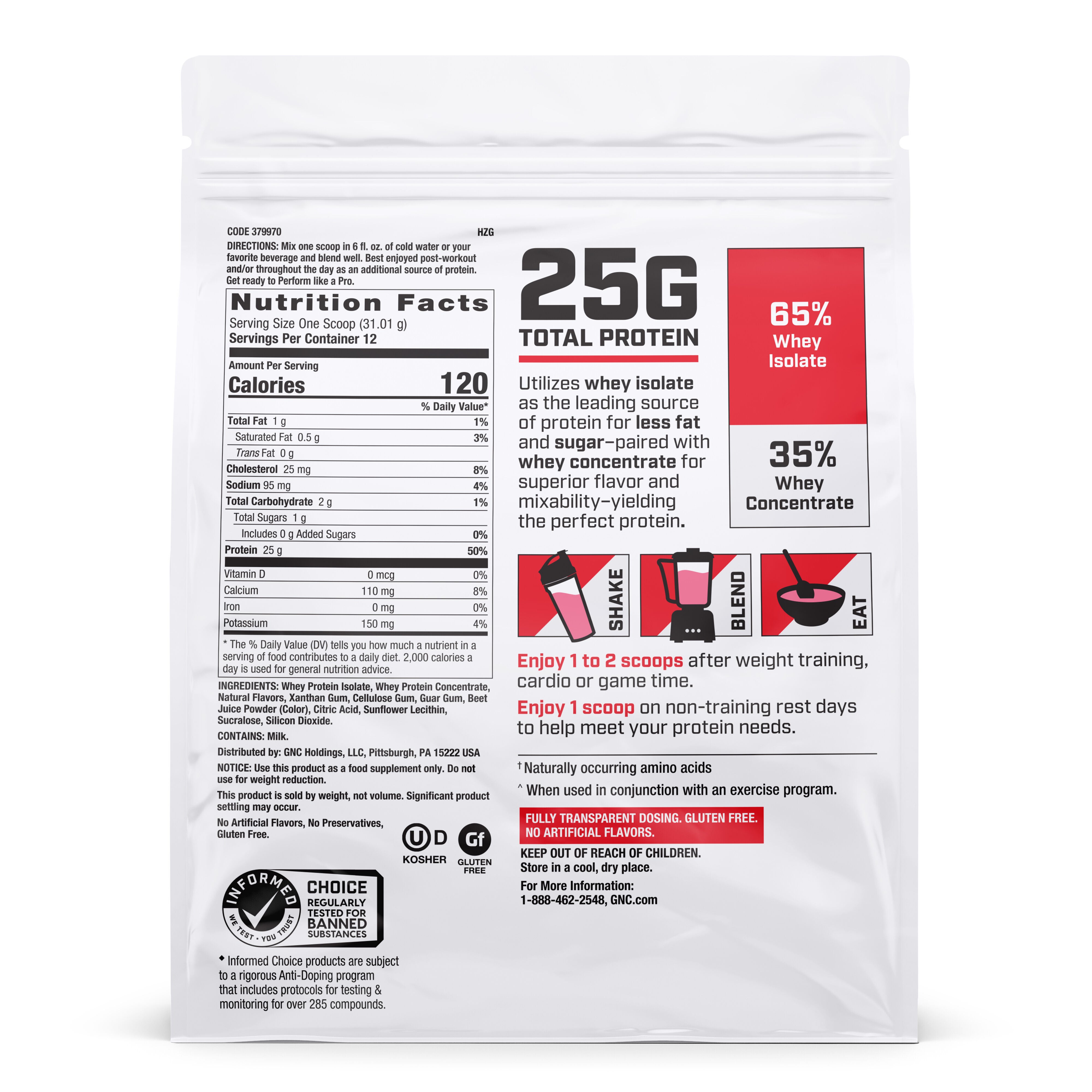 100% Whey 2.0 - Creamy Strawberry (12 Servings)