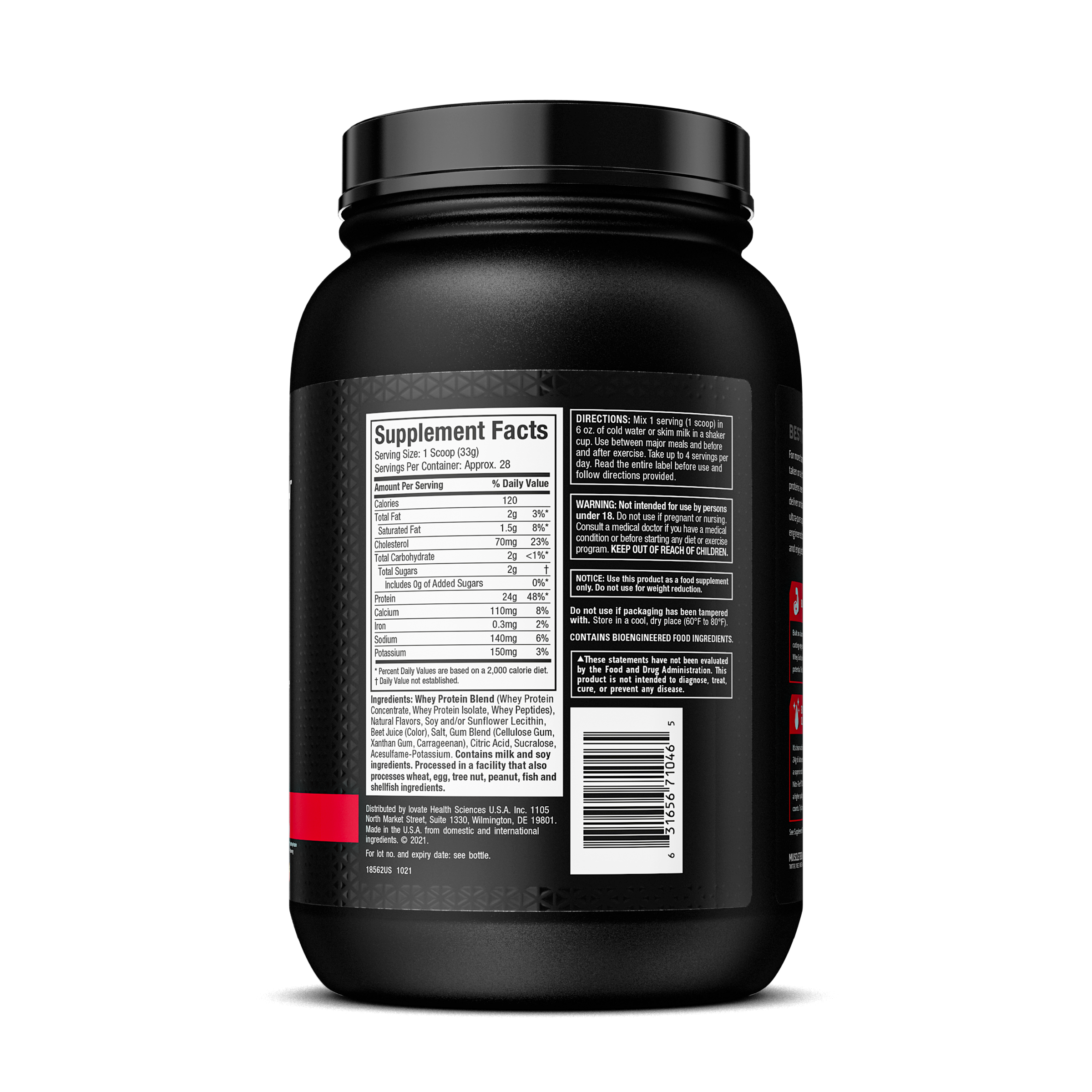 Nitro-Tech&trade; 100% Whey Gold - Strawberry Shortcake &#40;28 Servings&#41;  | GNC
