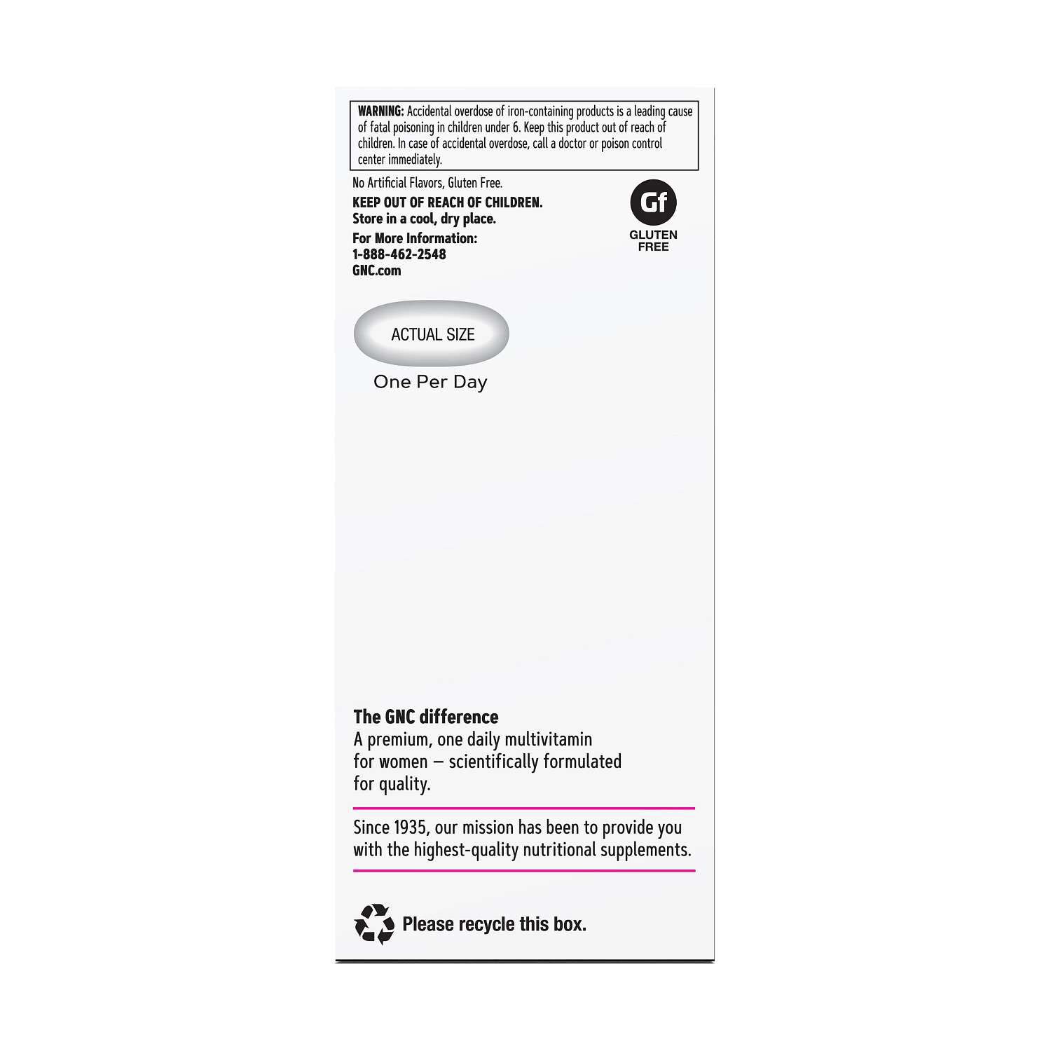 One Daily Multivitamin Essentials - 60 Caplets (60 Servings)