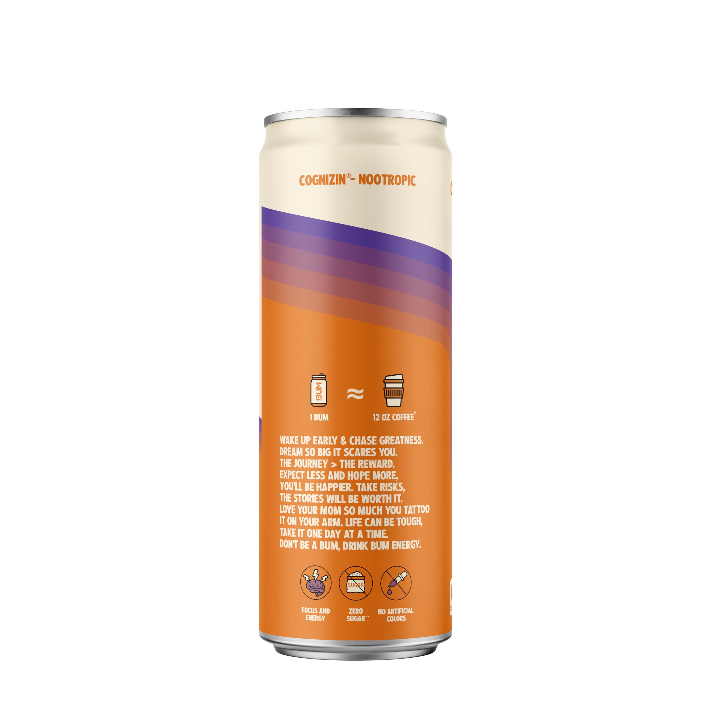 Bum Energy Energy Drink Orange Sunrise 12 Cans GNC