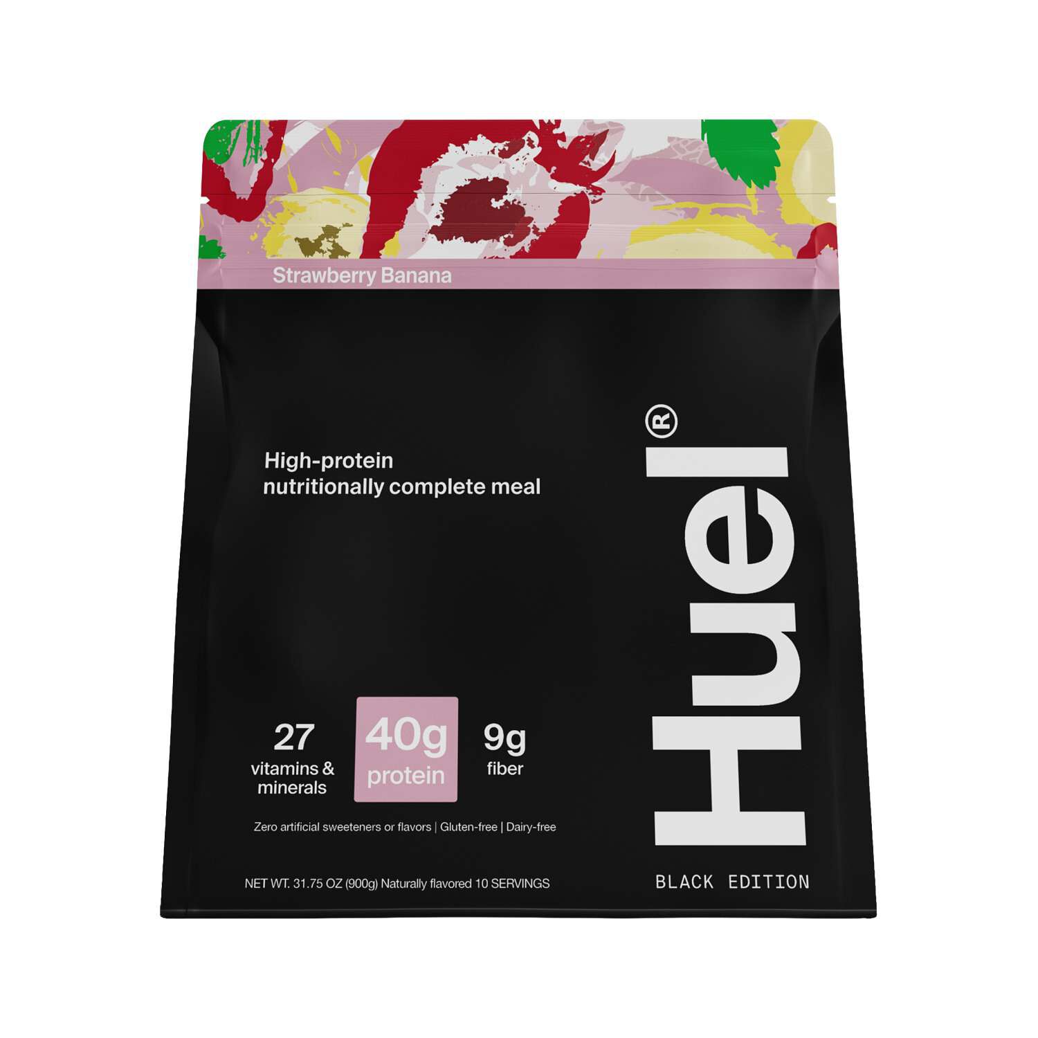 Black Edition: High-Protein Meal Powder - Strawberry Banana (10 Servings)  | GNC