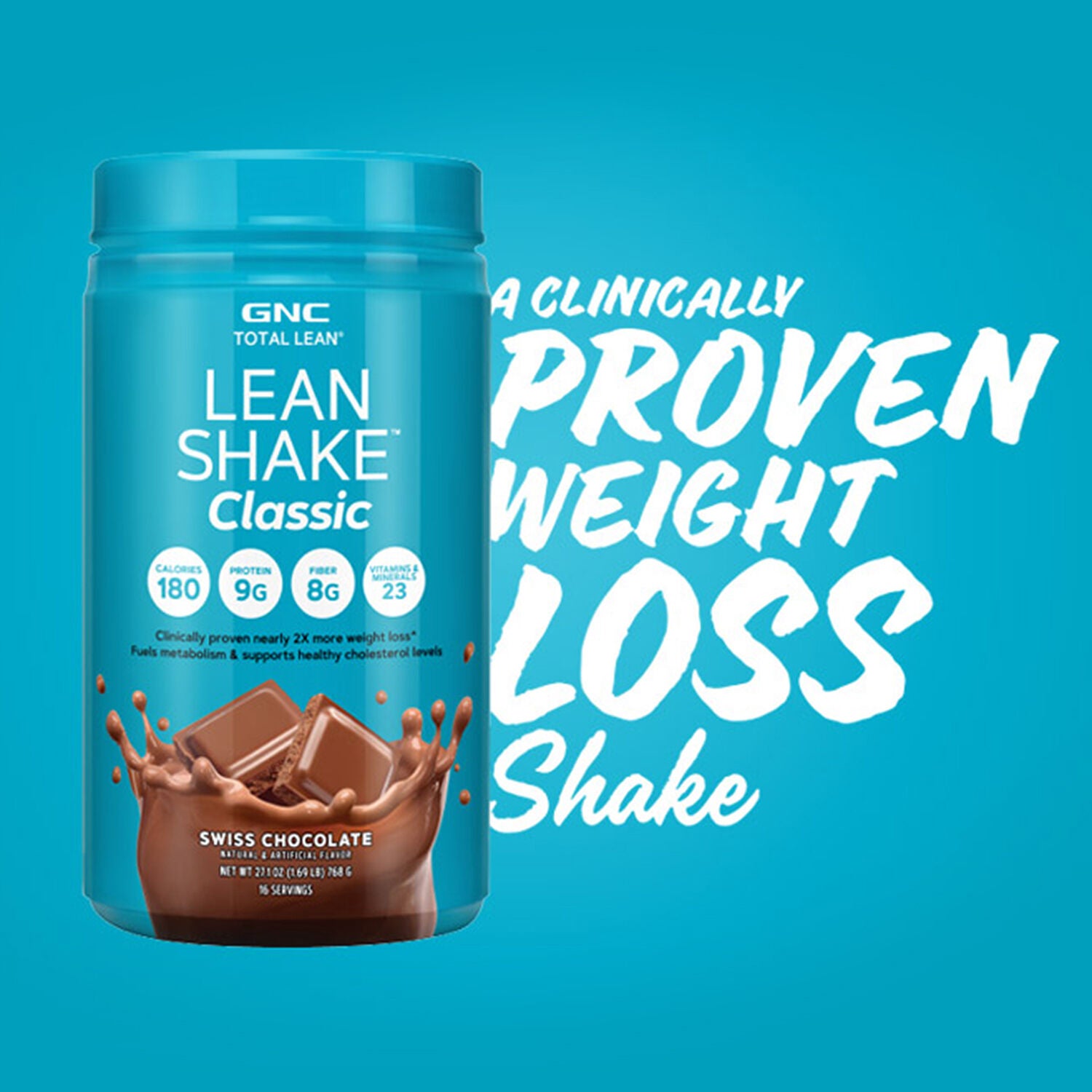 Lean Shake Classic - Swiss Chocolate - 1.69 lb.