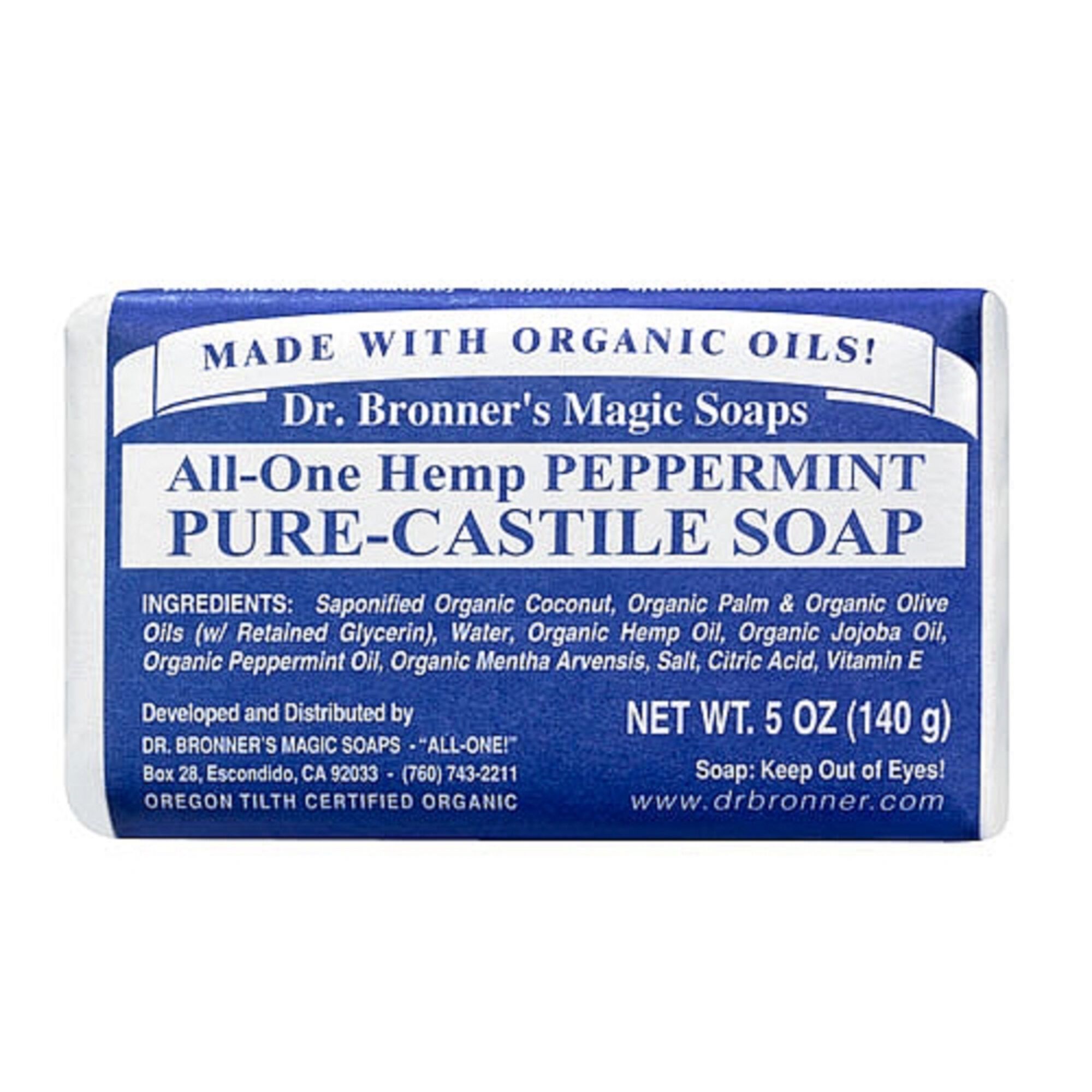 PureCastile Bar Soap Peppermint GNC