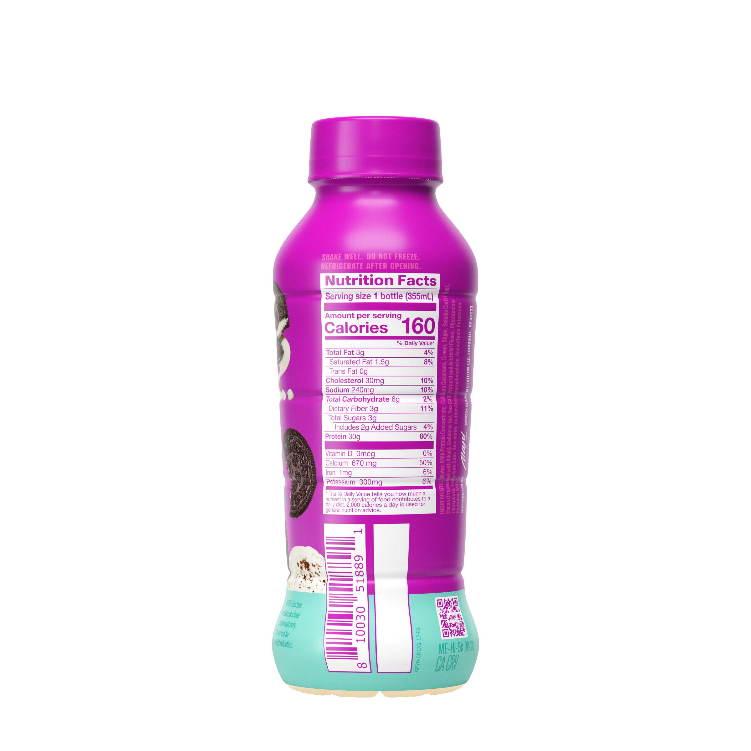 Protein Shake RTD - Cookies &amp; Cream - 12 fl oz (12 Bottles)  | GNC