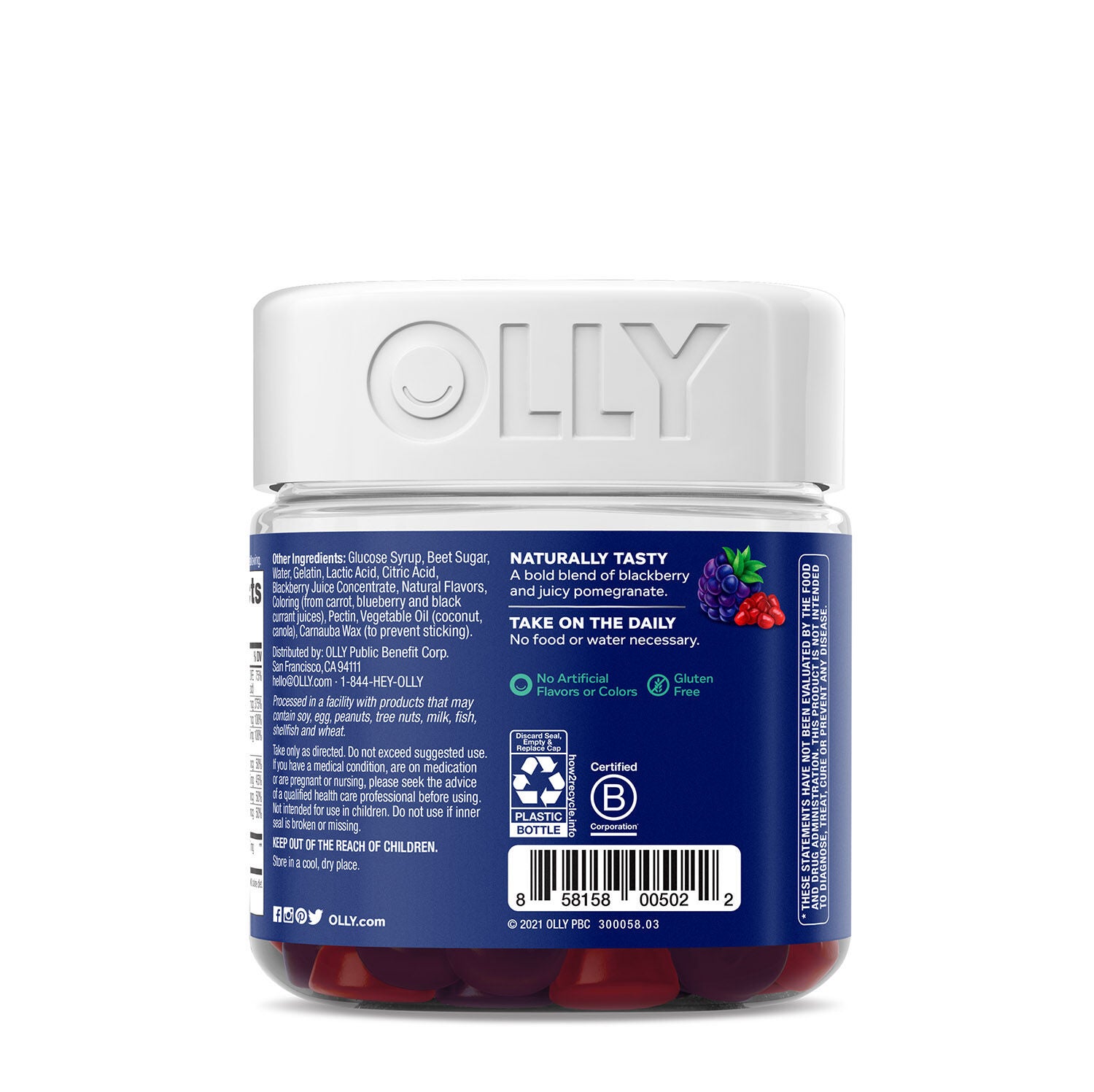 Men's Multi Gummies - Blackberry Blitz - 90 Gummies (45 Servings)  | GNC