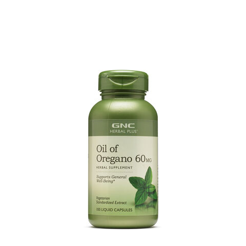 Oil of Oregano 60 mg - 100 Capsules &#40;100 Servings&#41;  | GNC