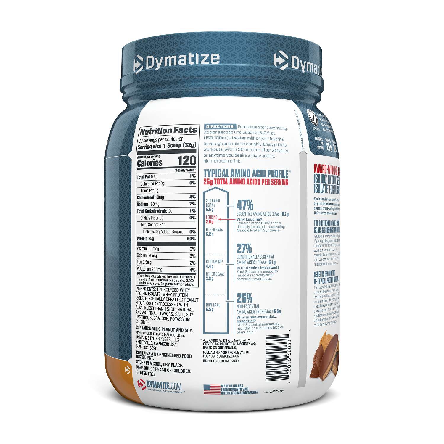ISO100 Hydrolyzed - Chocolate Peanut Butter (20 Servings)