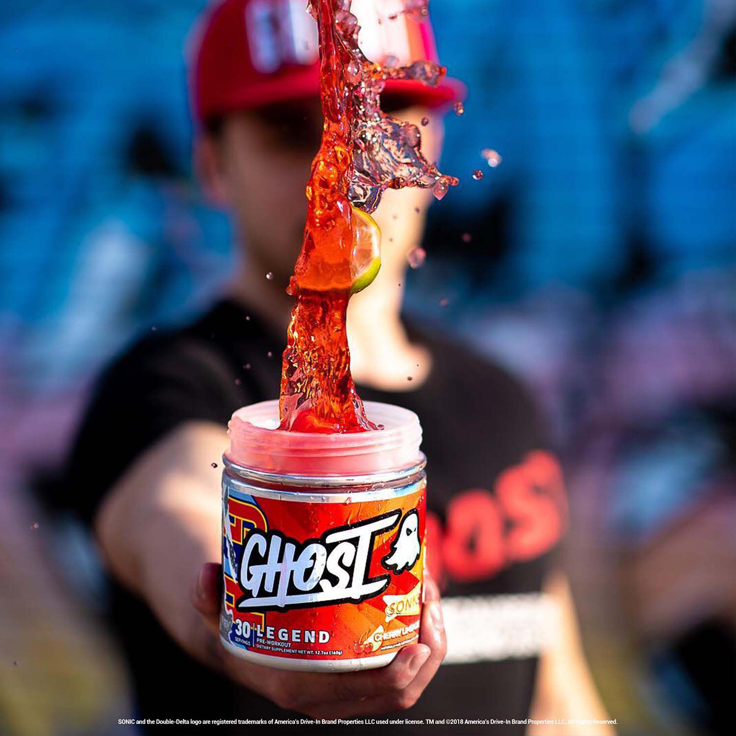 527943 GHOST® Shop GNC now for GHOST Pre Workout Sonic Cherry Limeade