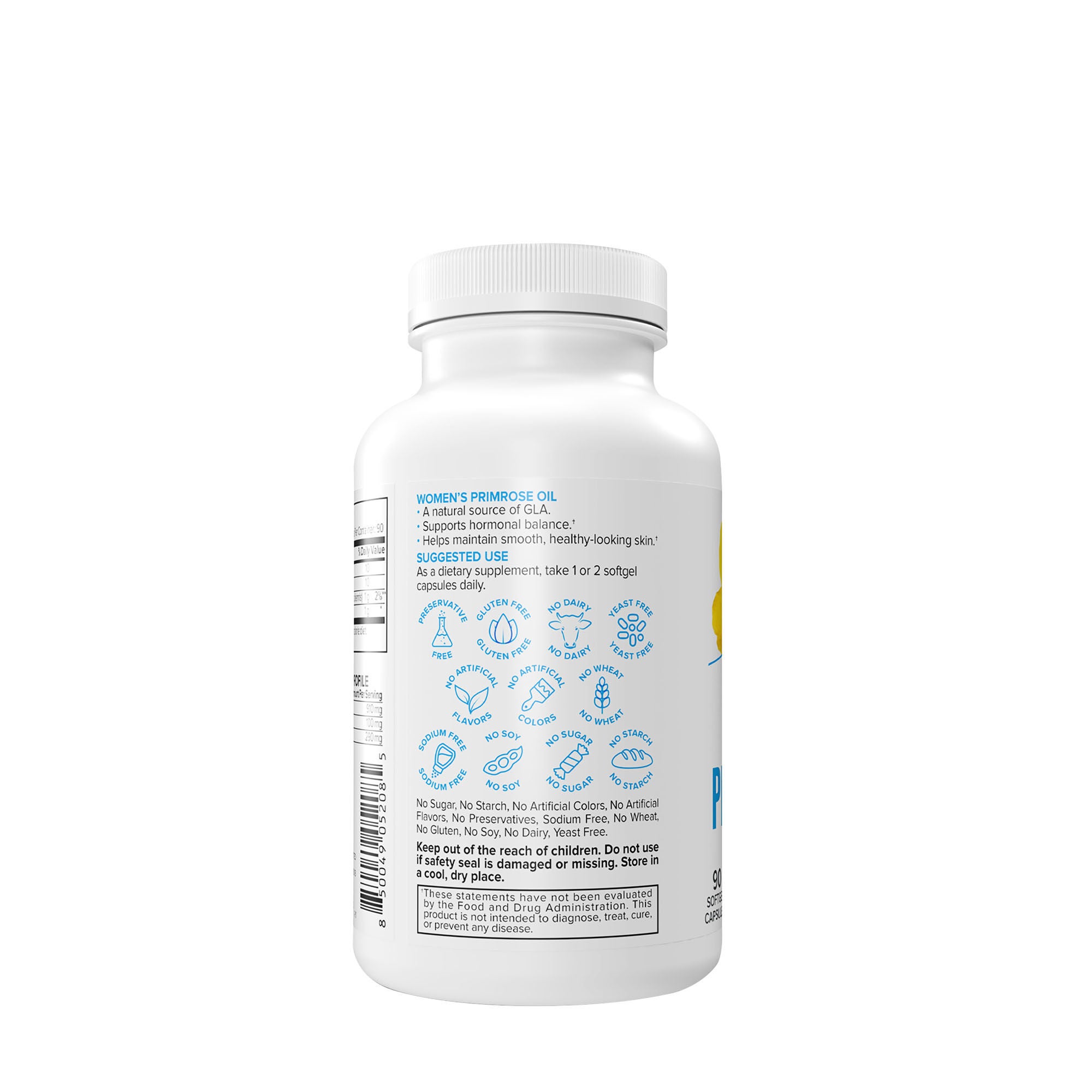 Women's Primrose Oil - 90 Softgel Capsules (90 Servings)  | GNC