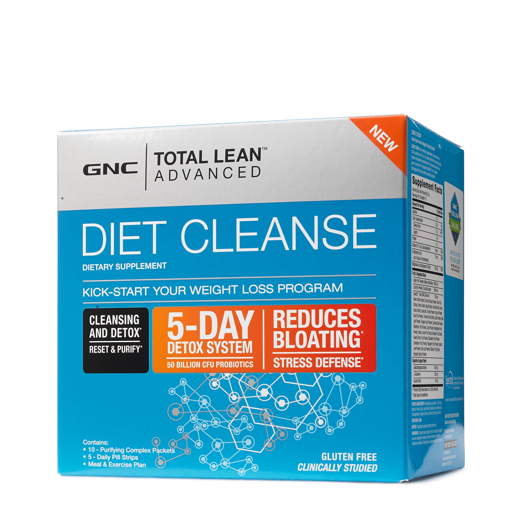 Gnc Total Lean Advanced Diet Cleanse 5 Day Detox Cleanse Gnc