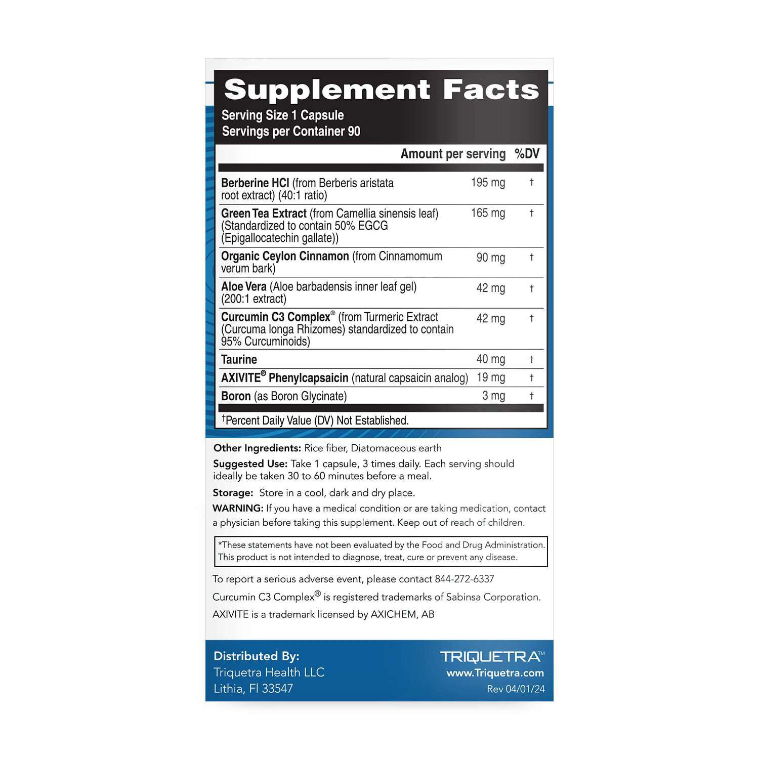 GLP-Activate Natural GLP-1 Support - 90 Capsules (90 Servings)  | GNC